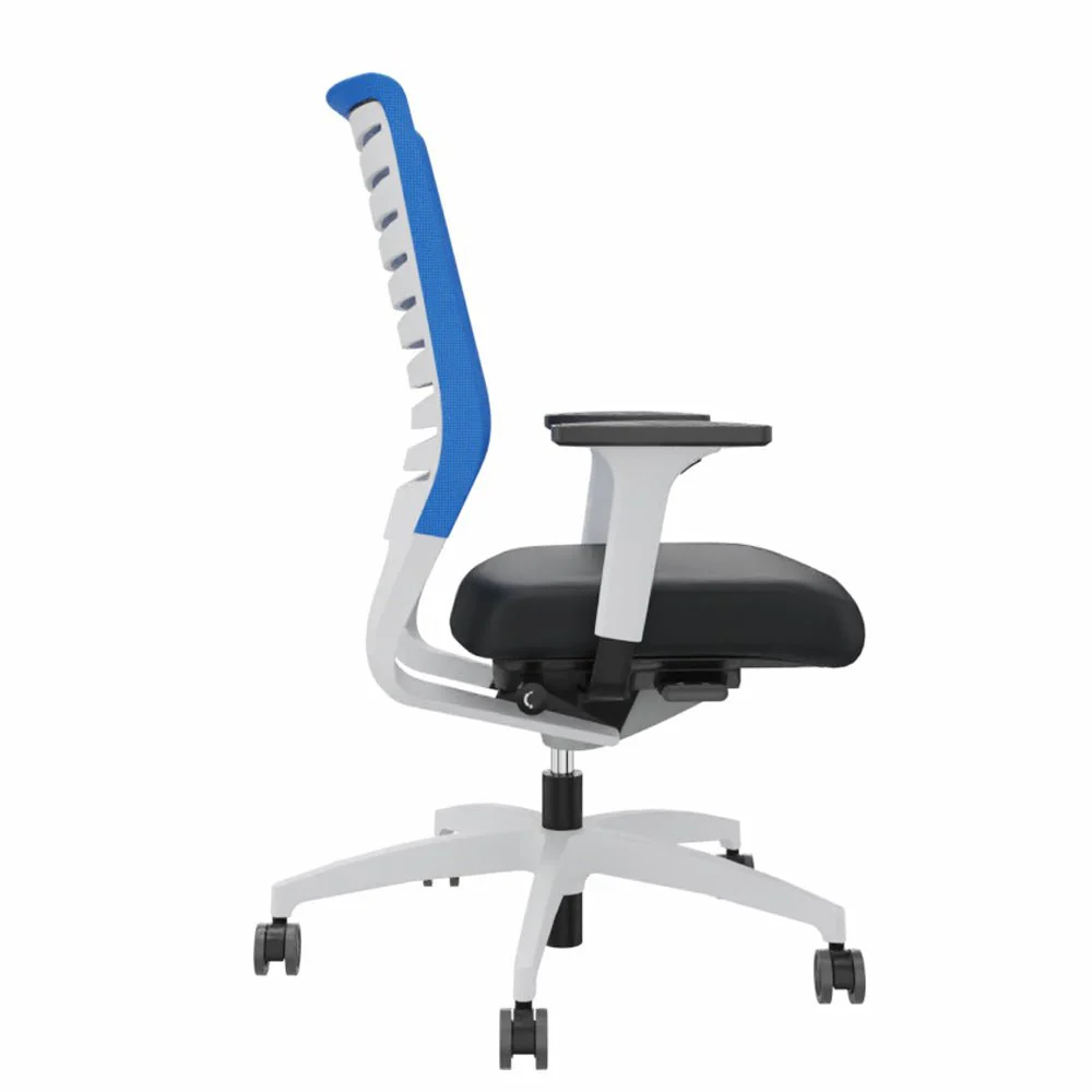 2025 Silla de Oficina Ergonómica Dauphin X-CODE XC 5380 – BLANCA – Respaldo de Color