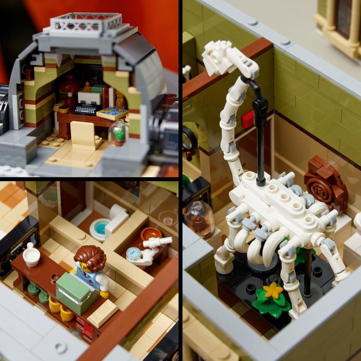 LEGO Icons Museo de Historia Natural 10326 para construir y exhibir en el sitio