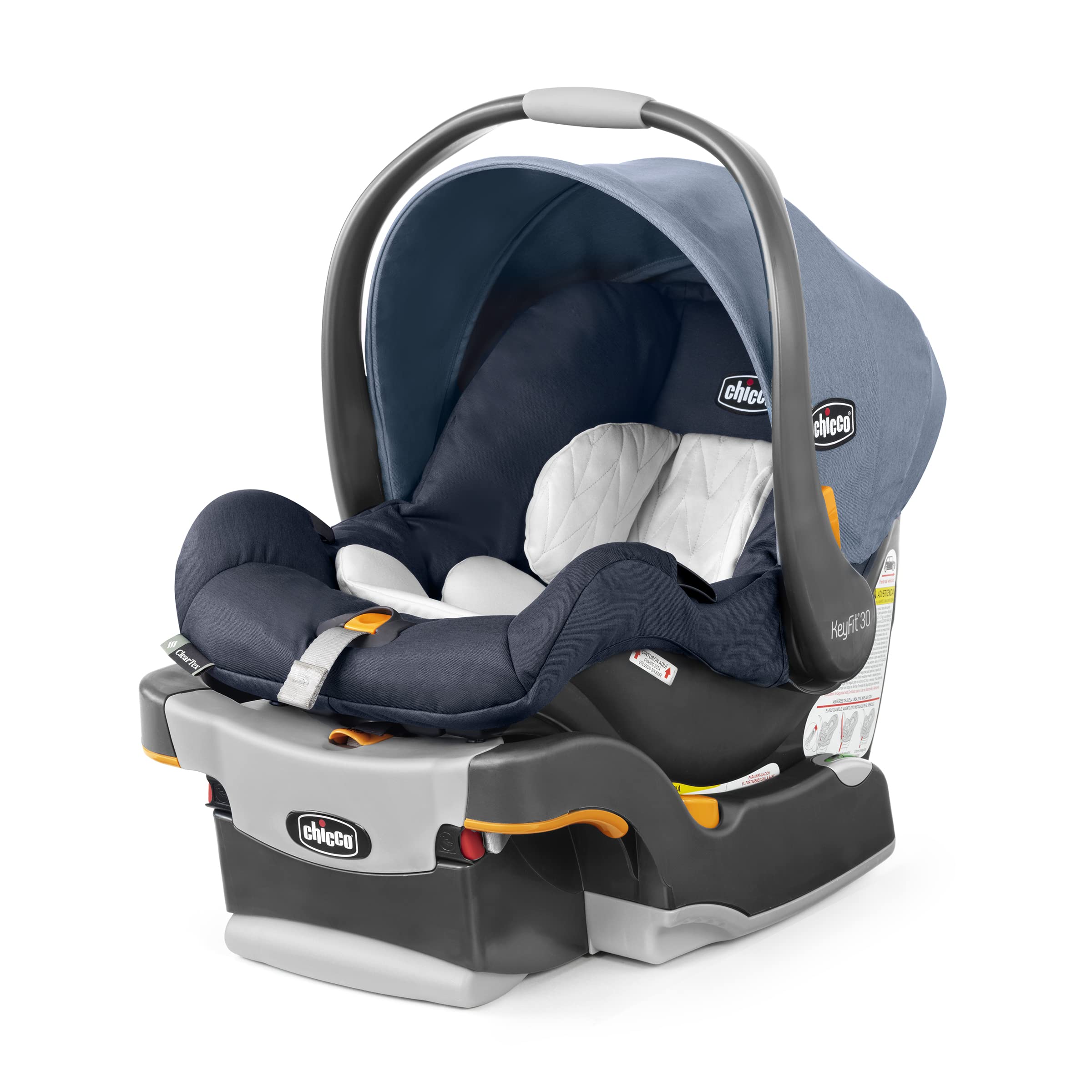 Chicco ClearTex® Sillas de Paseo Compatibles con Asiento de Coche Orientado hacia Atrás