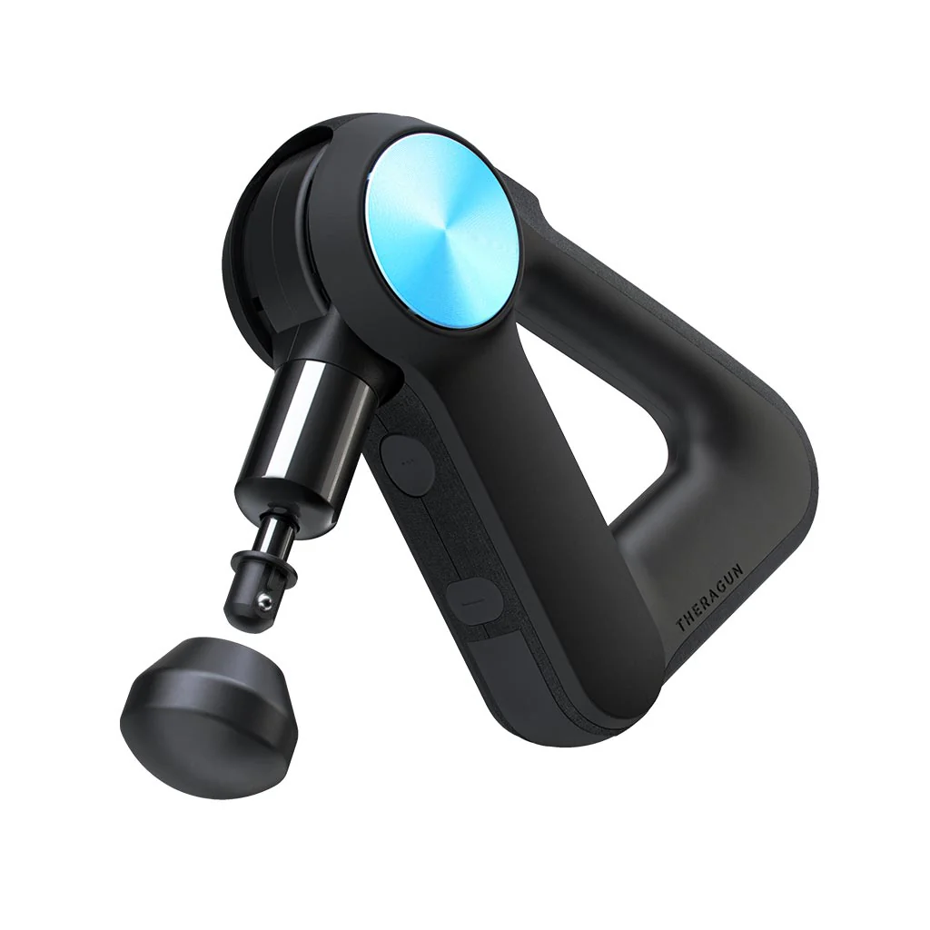 2025 Theragun PRO – Pistola de Masaje de Percusión Profesional, Silenciosa y Potente con Pantalla OLED y Baterías Recargables