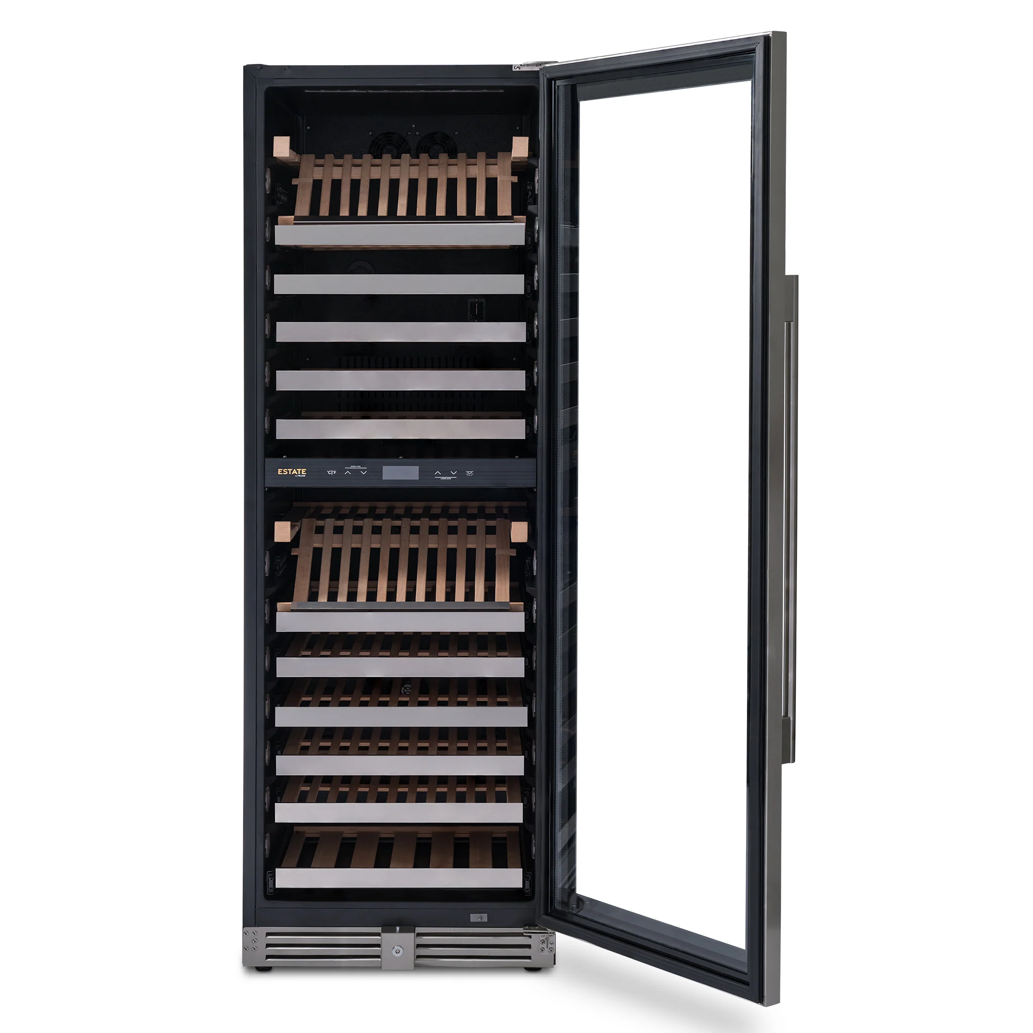 2025 Refrigerador de Vinos Independiente Newair ESTATE – Acero Inoxidable (160 botellas)