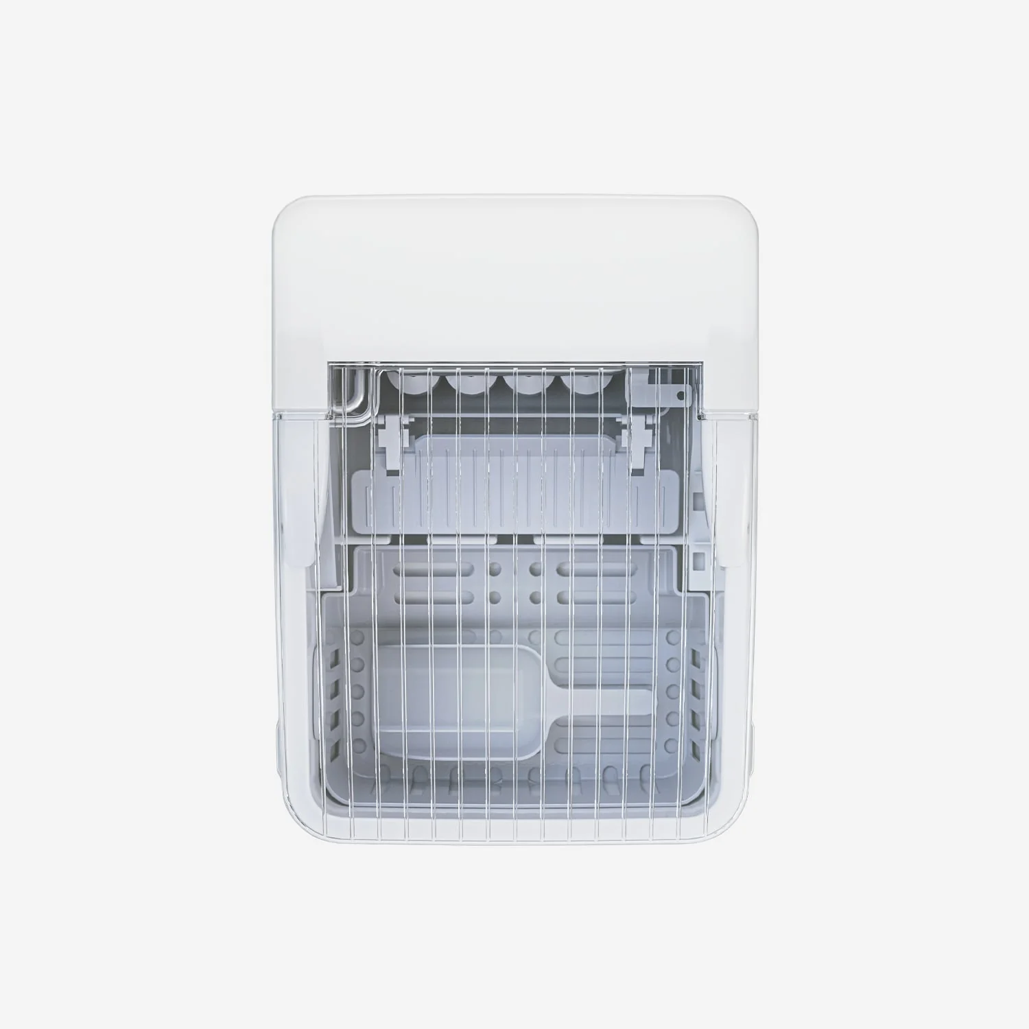 Máquina de Hielo de Mostrador - 2L Autolimpiante - Producción Diaria de 15 kg - Blanco