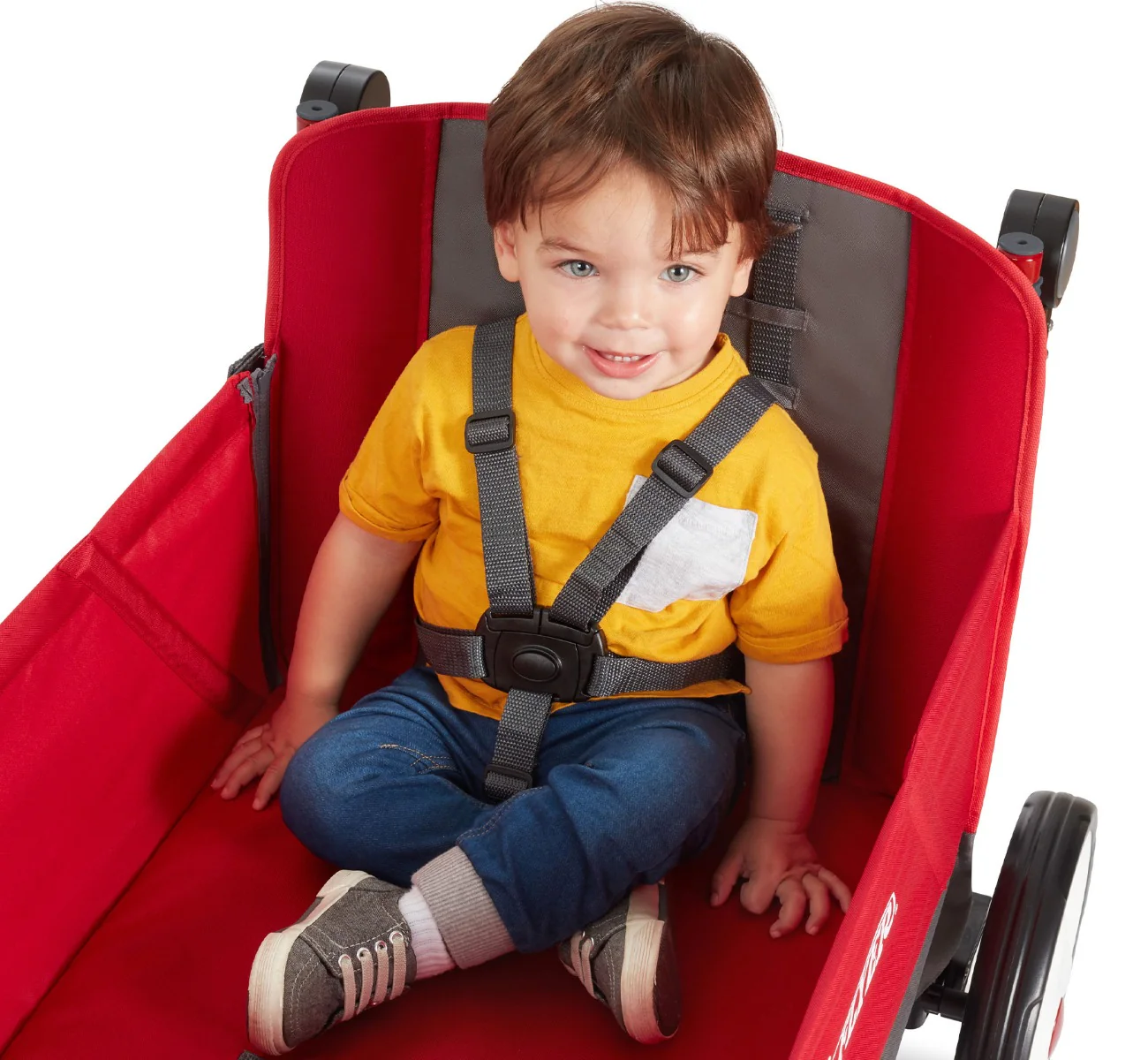 2025 Convertible Stroll 'N Wagon – Dirección Versátil, Plegado Fácil, Seguridad y Comodidad para Toda la Familia