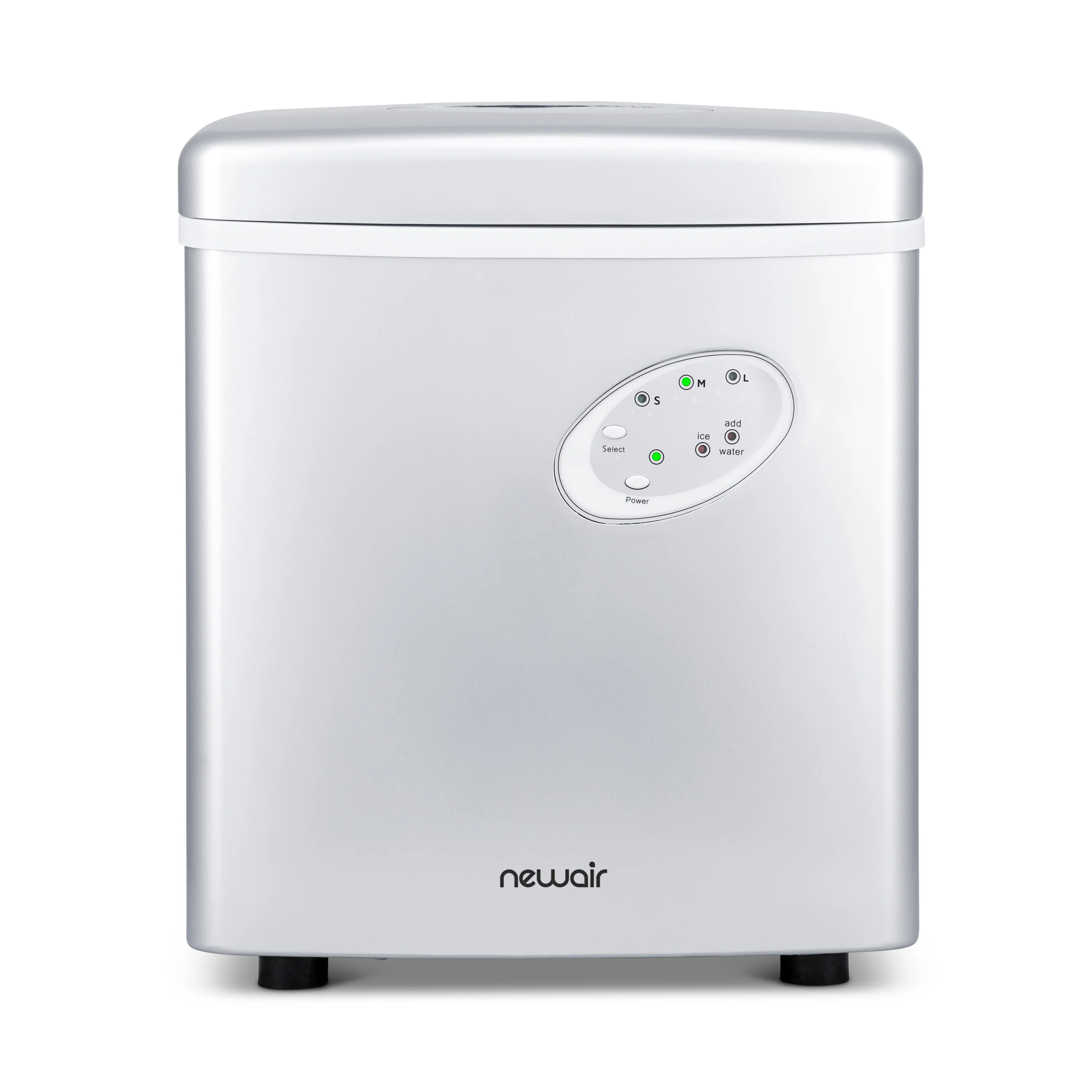 2025 Máquina de Hielo de Encimera Newair® – Cubos de Hielo en Forma de Bala