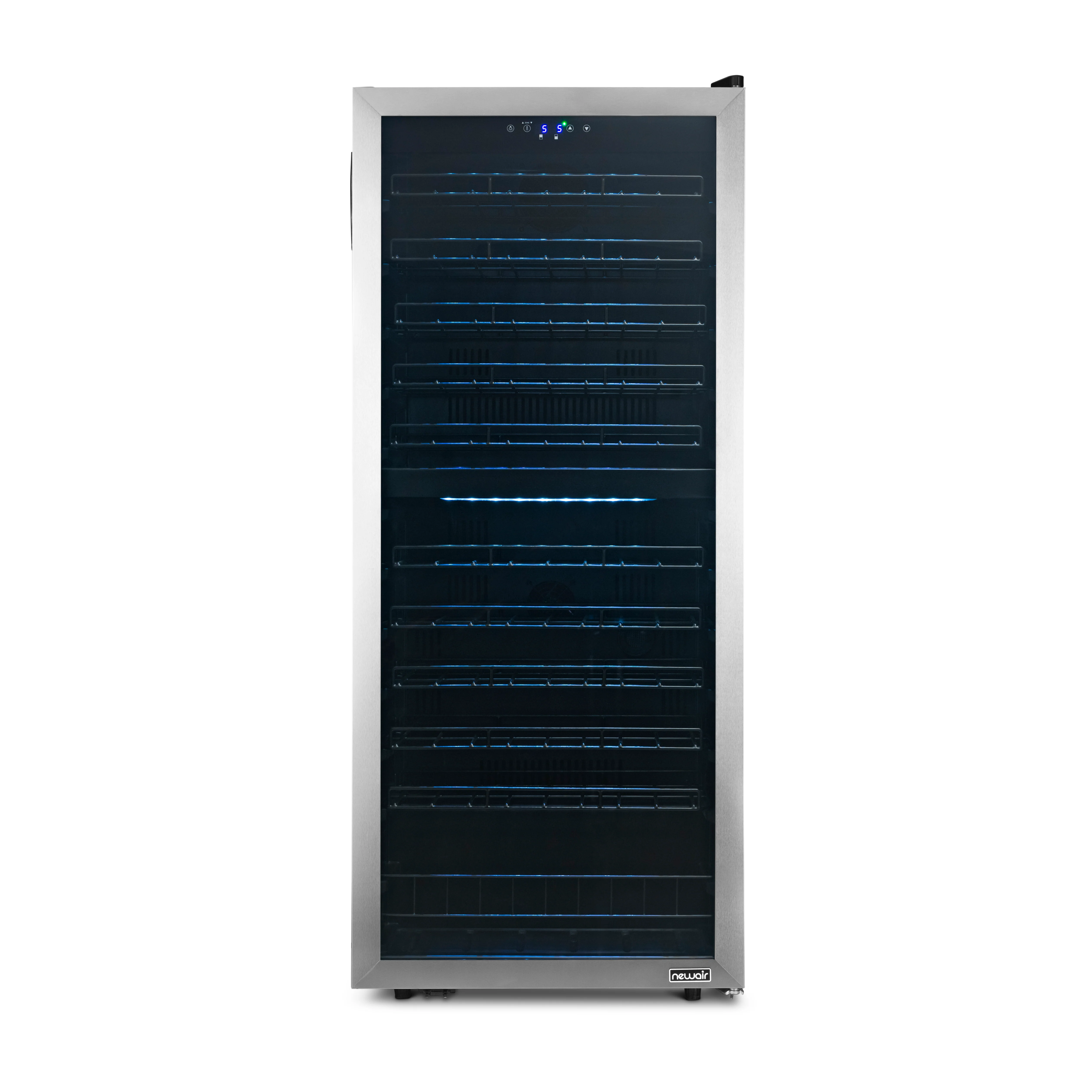 2025 Refrigerador de Vinos Independiente Newair® de Acero Inoxidable – 98 Botellas – 23