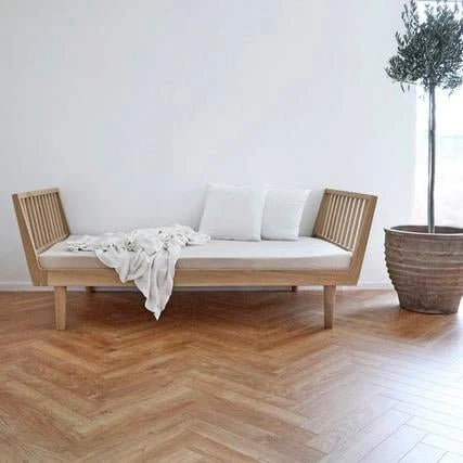 2025 Cabezal y pie de cama de repuesto para cama Eli KAS Kopenhagen – Madera maciza de roble certificada FSC | Diseño modular 4-en-1 | Para daybed, cama combinada y cama junior | Sin colchón ni estructura