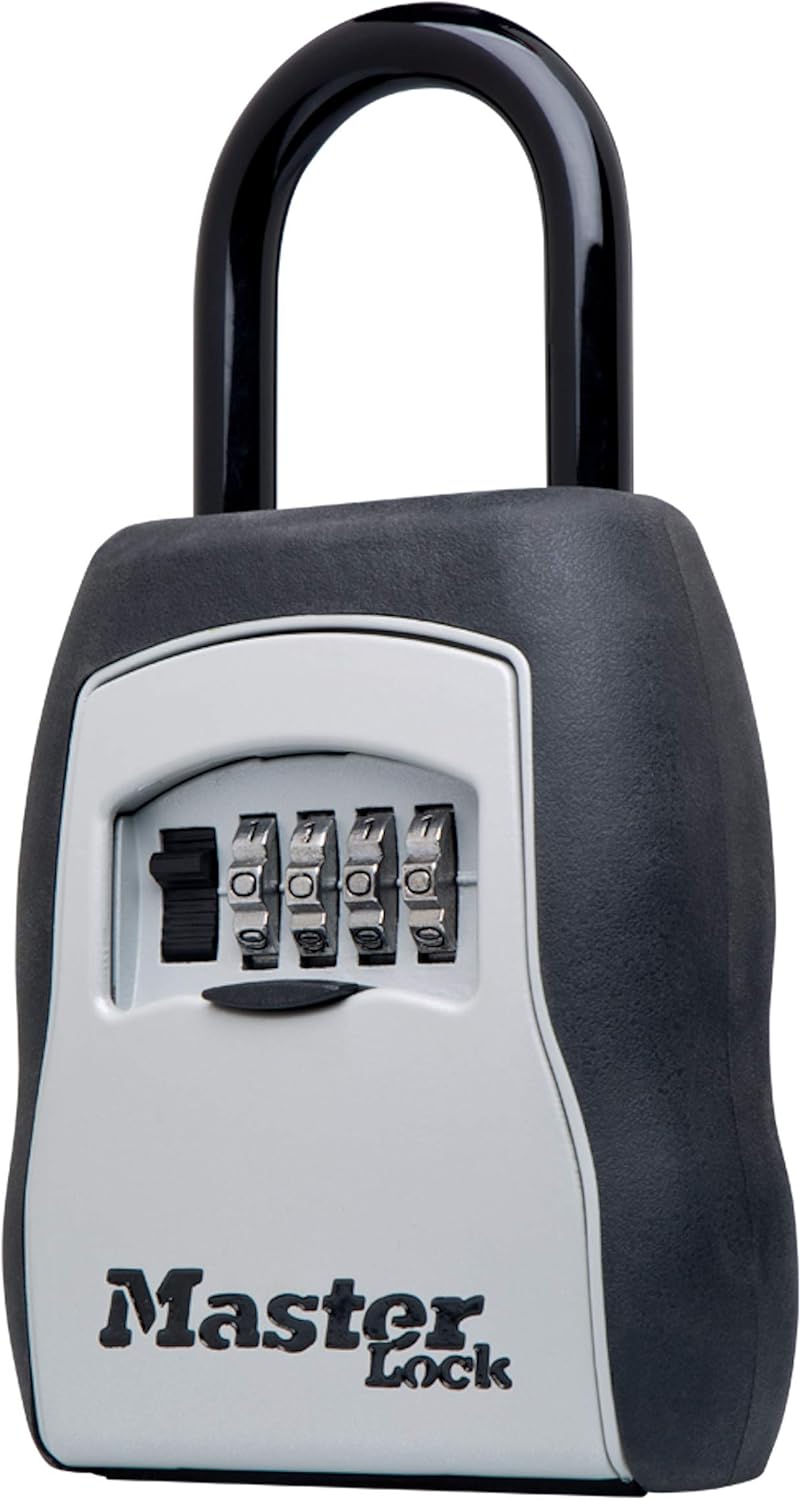Master Lock Caja de Seguridad para Llaves, Paquete Exterior con Caja Fuerte SentrySafe a Prueba de Fuego y Agua, 1.23 Pies Cúbicos