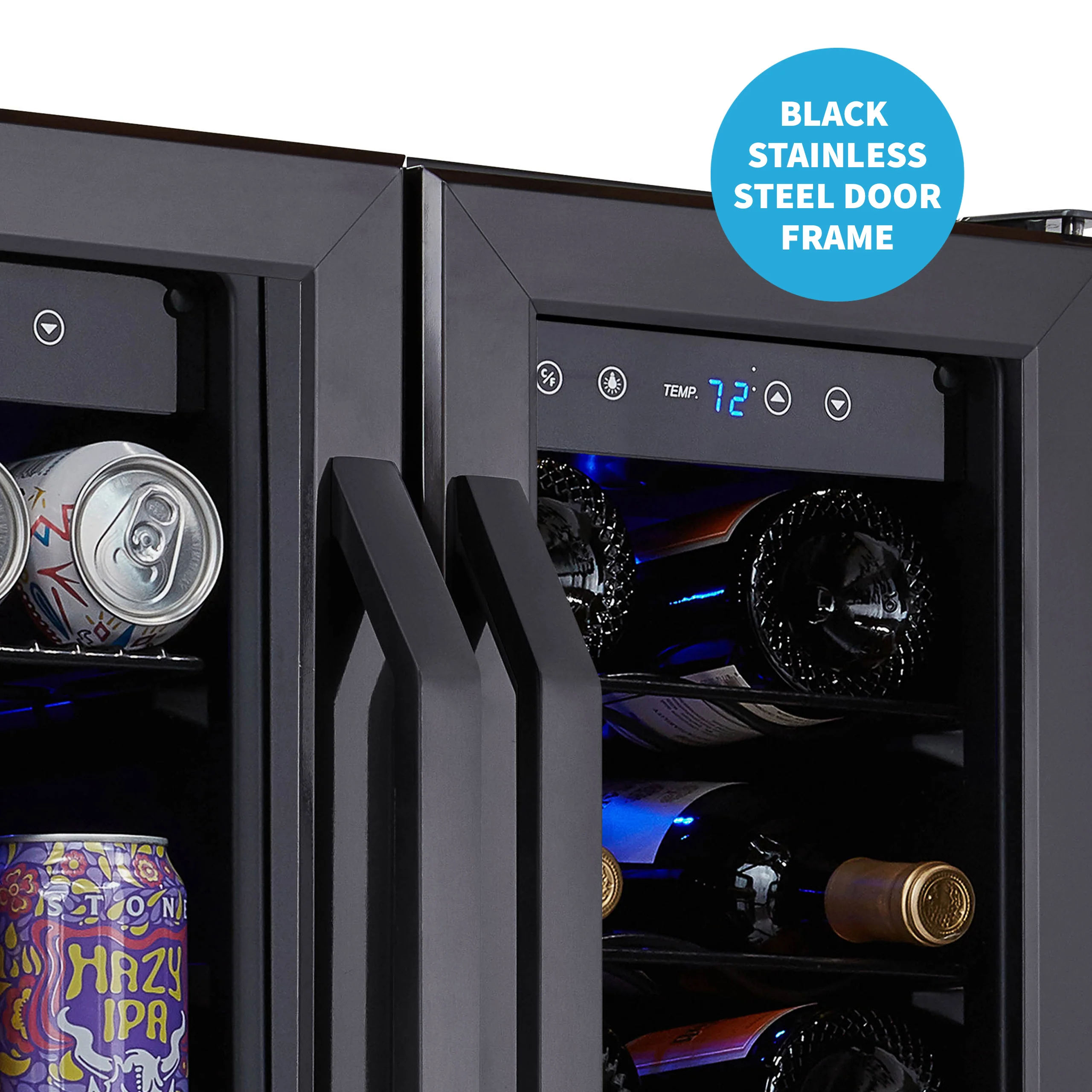 2025 Newair® Refrigerador Empotrable de Doble Zona – 60 Latas y 18 Botellas – 24