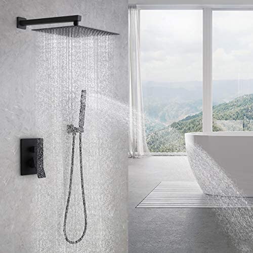Sistema de Ducha KES con Cabezal de Ducha Rain de 12 Pulgadas