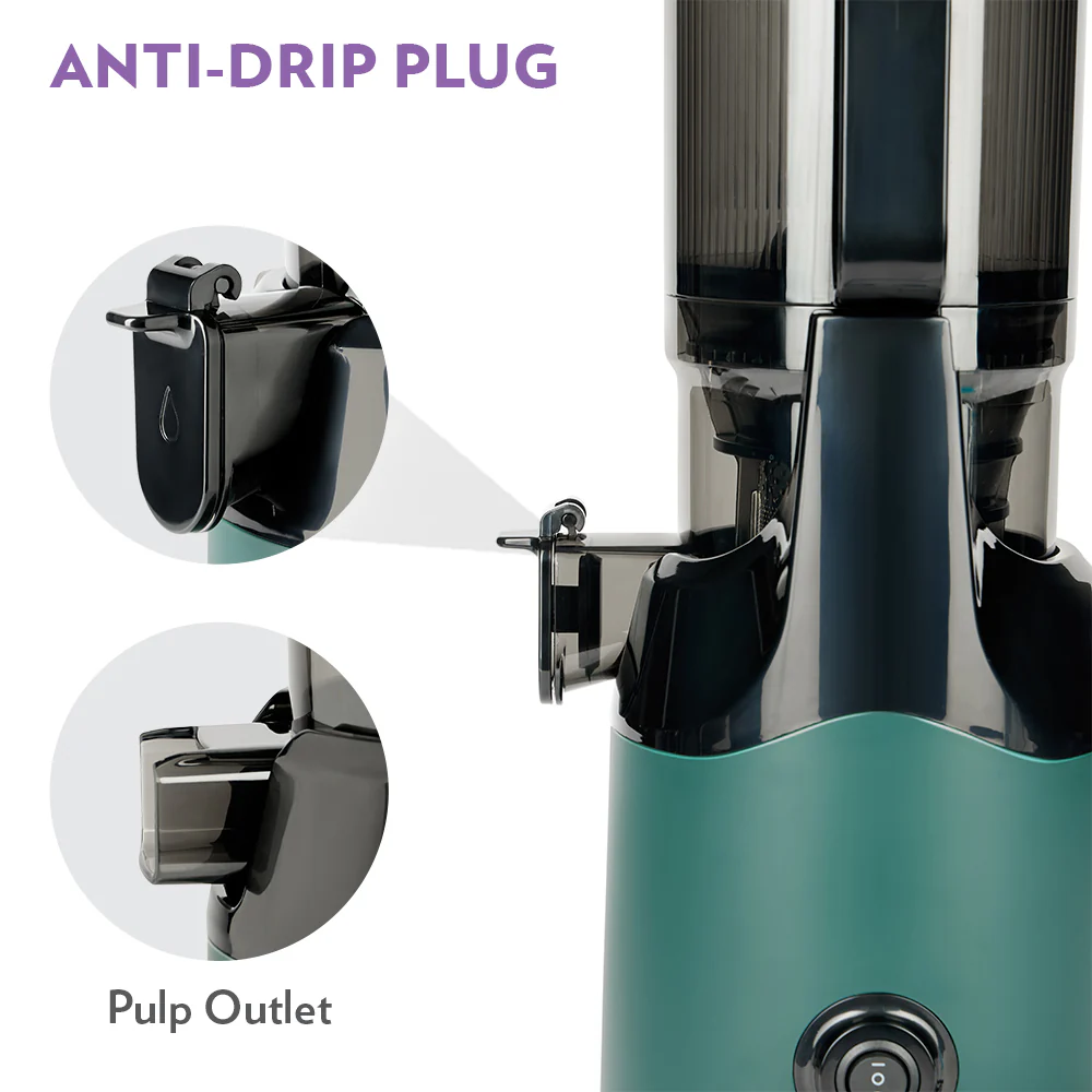 2025 Extractor de jugos Borosil Vita Rich Slow Juicer