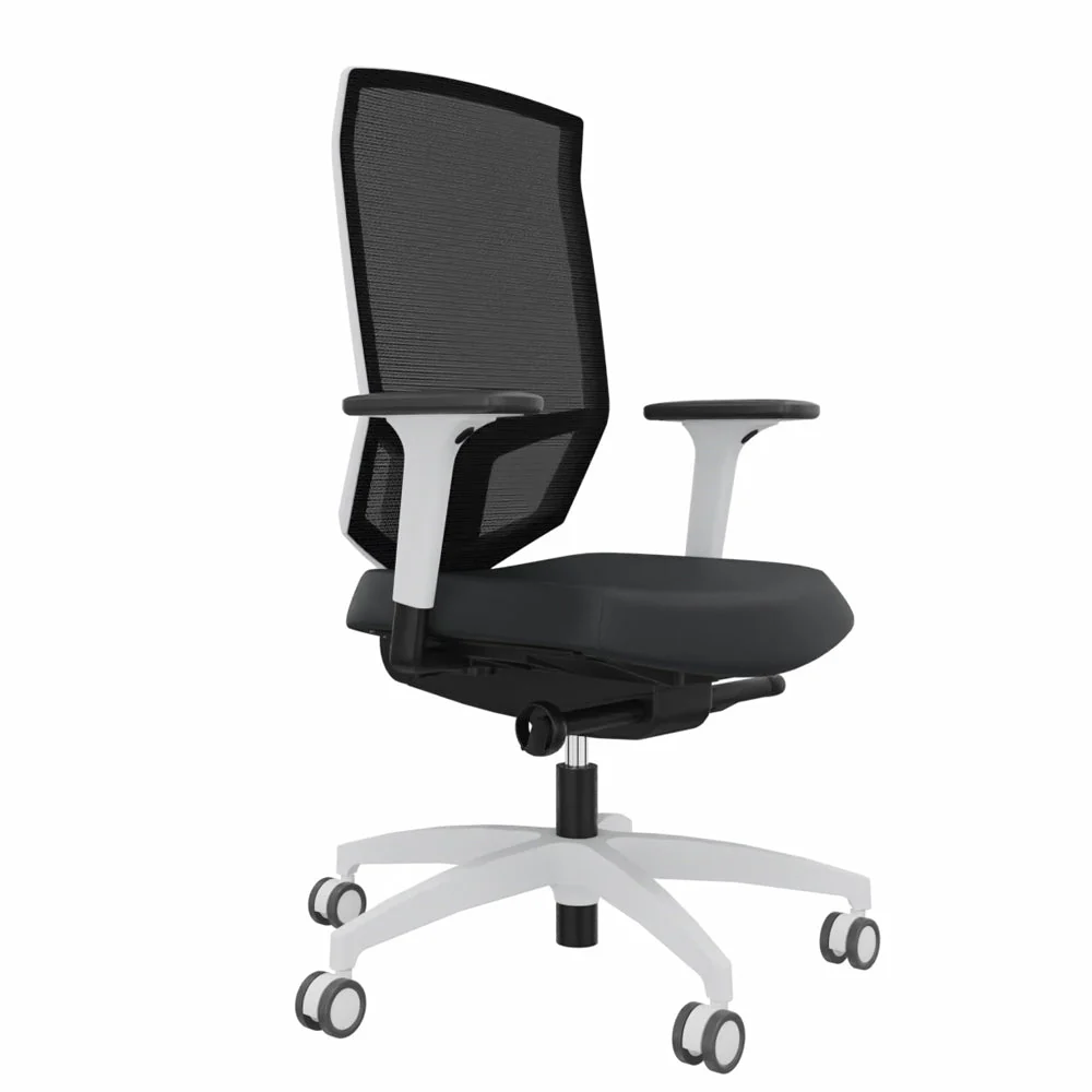 2025 Silla de Oficina Ergonómica Dauphin @JUST EVO MESH WHITE AJ 5776_SLP