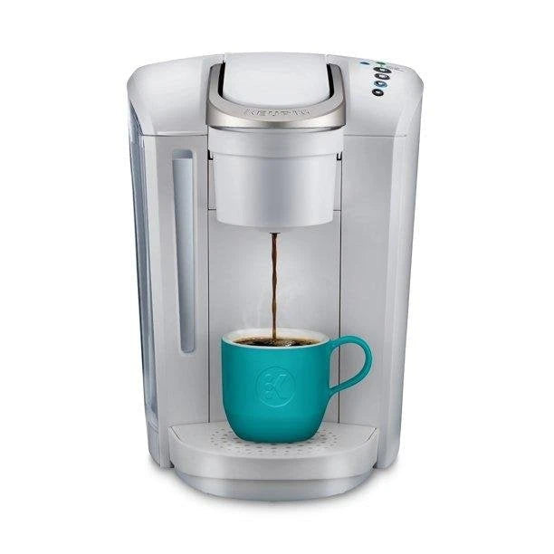 Keurig – K-Select Cafetera de una sola taza para cápsulas K-Cup – Blanco Mate