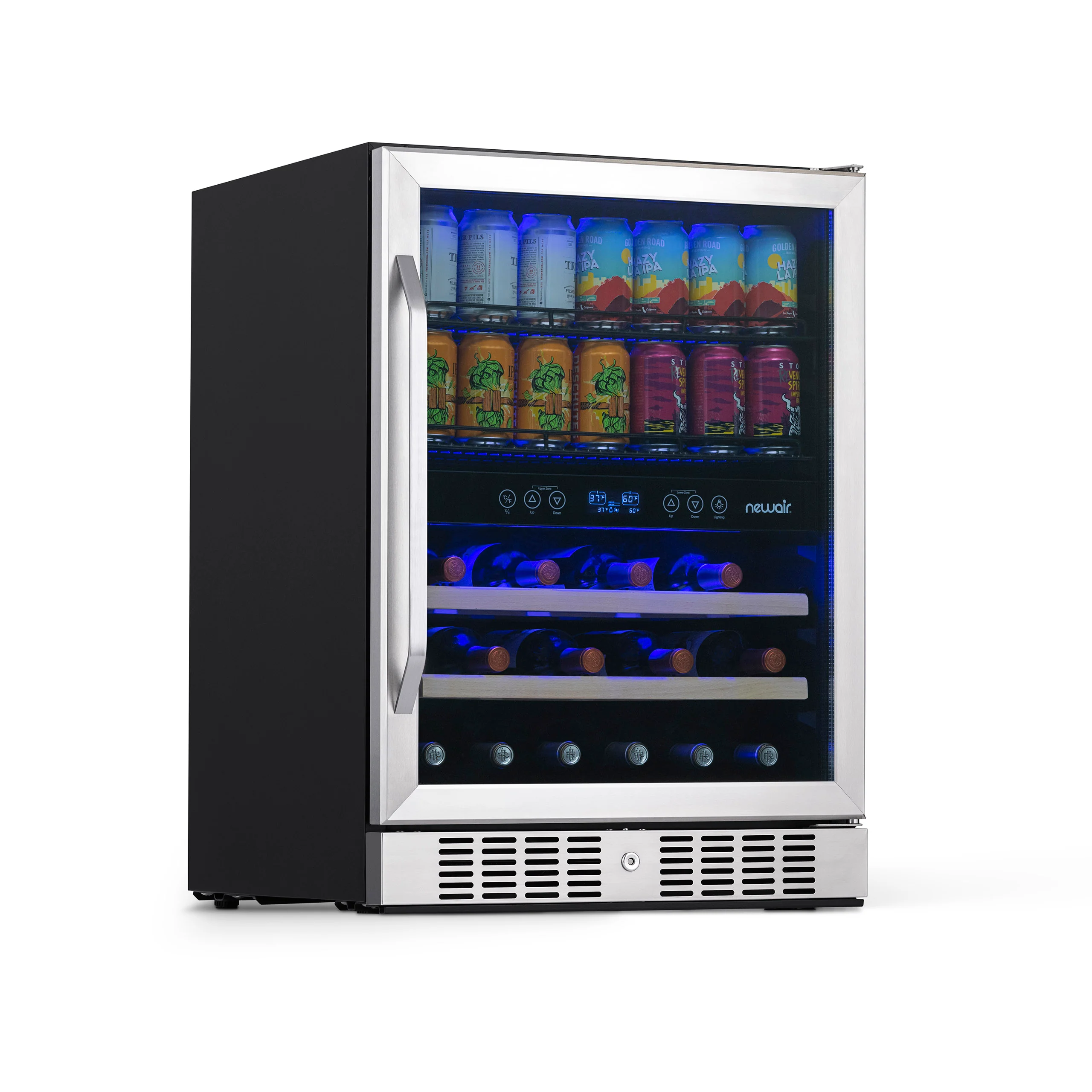 2025 Newair® Refrigerador Empotrable de Doble Zona para 70 Latas y 20 Botellas - 24