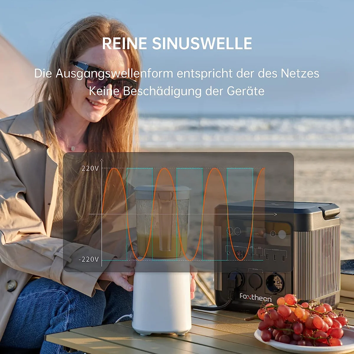 2025 Foxtheon iGo 600 – Estación de energía portátil compacta y potente