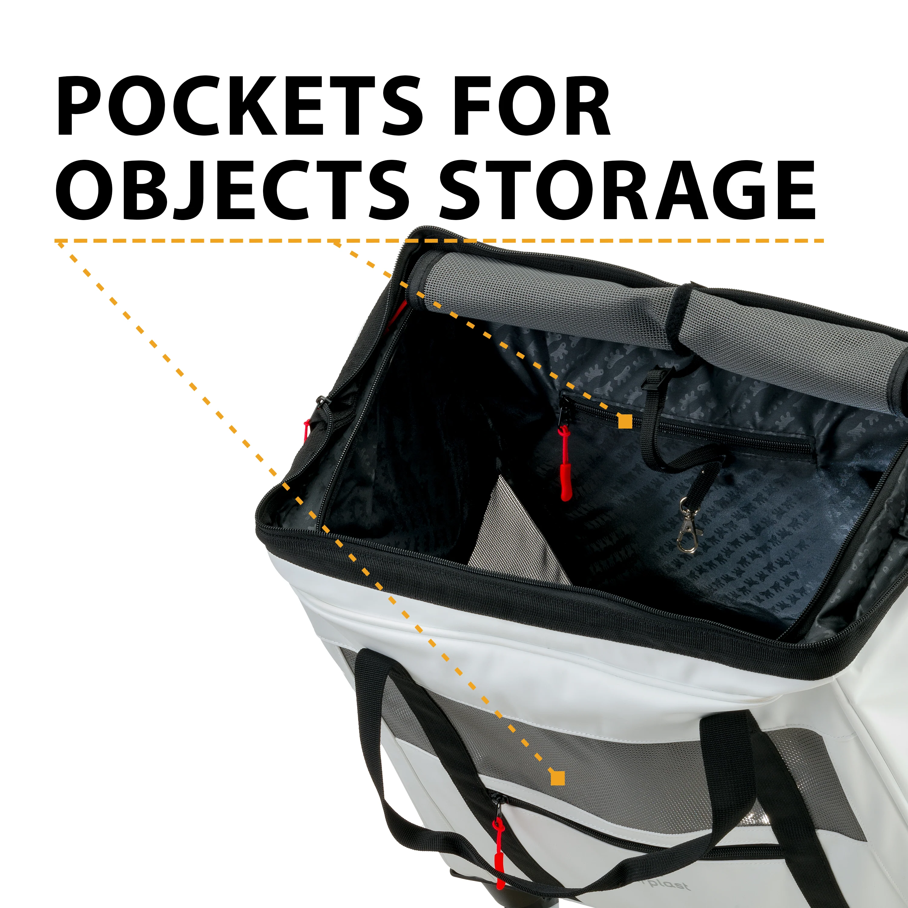 2025 Voyager Trolley de Ferplast – Trolley elegante y ligero de polipiel para gatos y perros pequeños de hasta 15 kg. Con ruedas, ventanas de malla y correa de seguridad – ideal para viajar con total comodidad