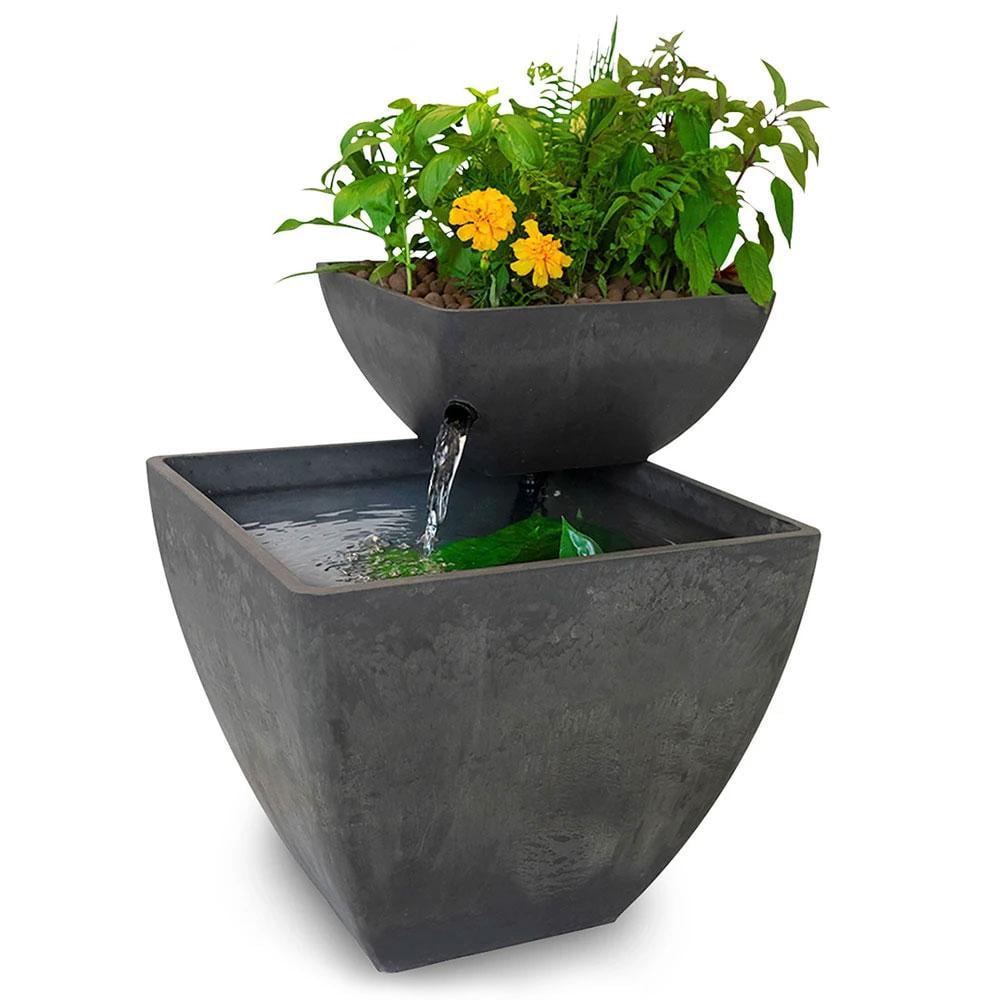 Fuente AquaSprouts: Jardín de Agua Hidropónico, Acuapónico (8 Galones)