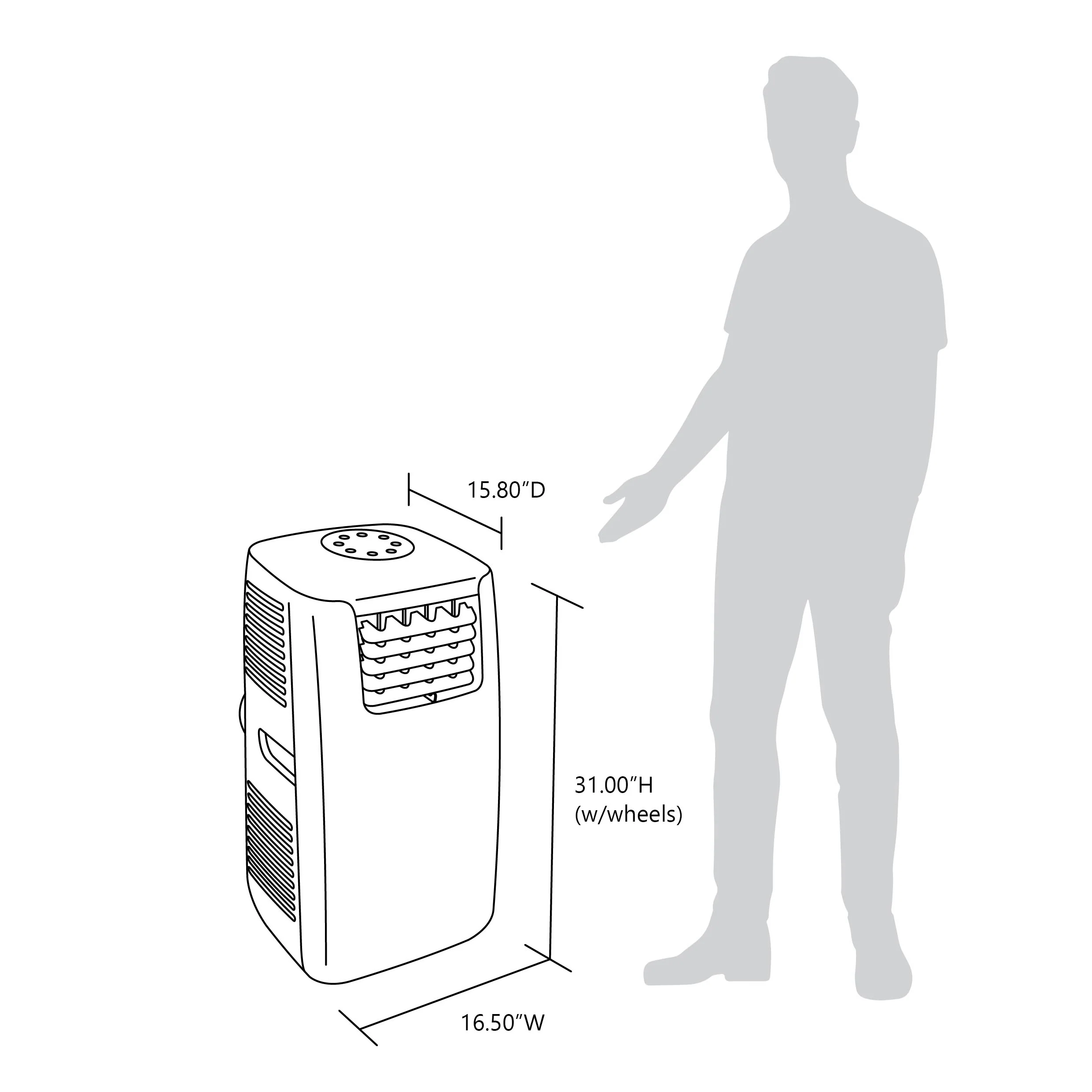 2025 Newair® Aire Acondicionado y Calefactor Portátil – 14 000 BTU
