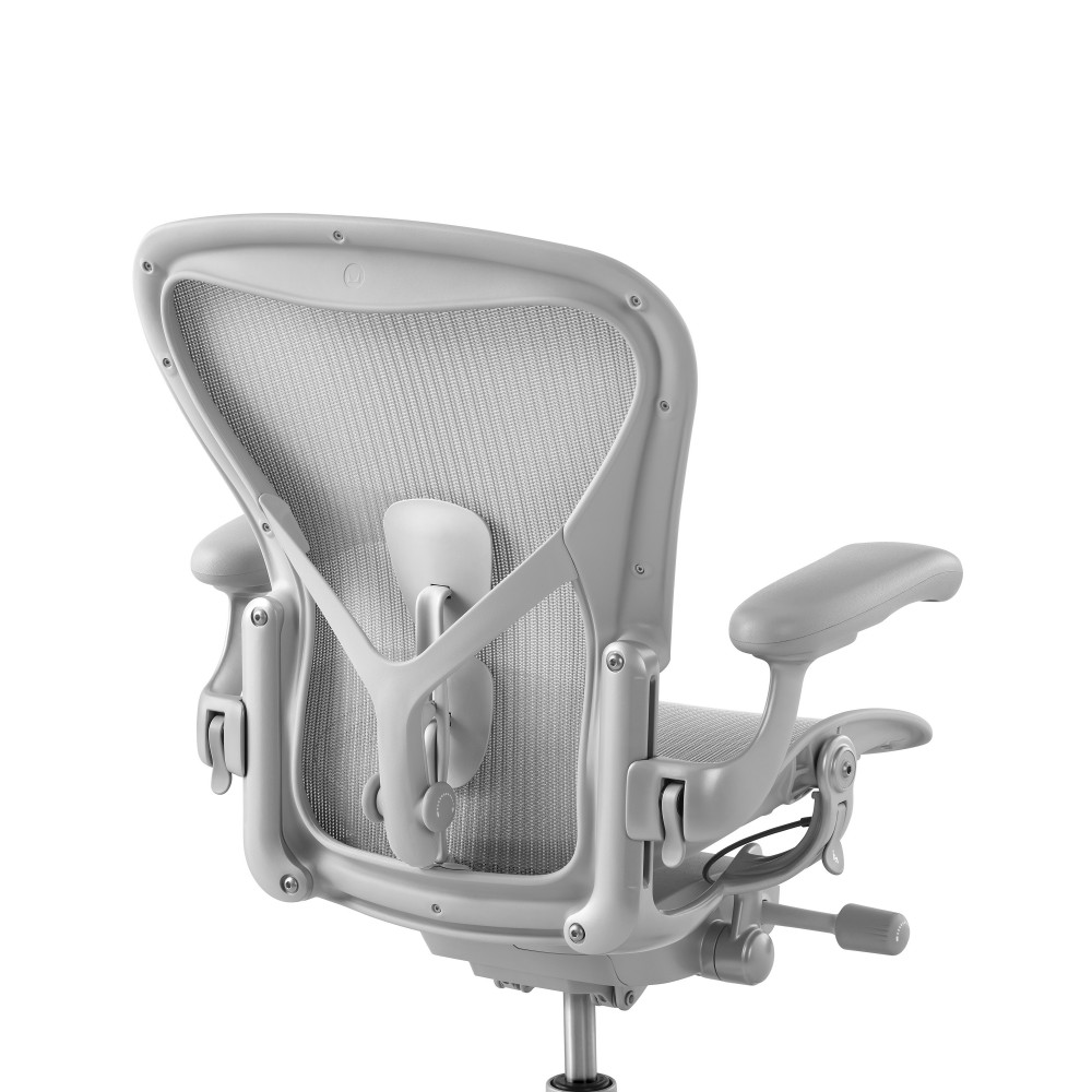 2025 Silla de Oficina Herman Miller Aeron Remastered Tamaño C - Color Mineral, Ajustes Completos, Ruedas para Suelo Duro
