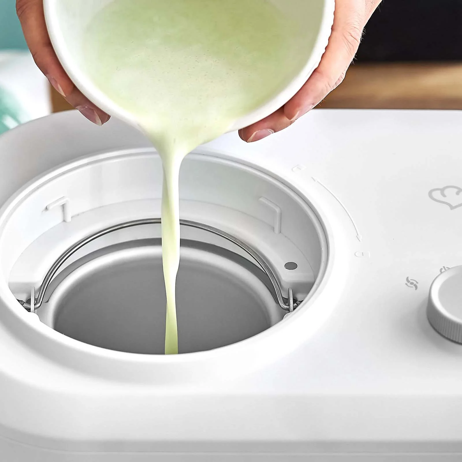 2025 Máquina de helados Eni 1,0 litro – Blanca