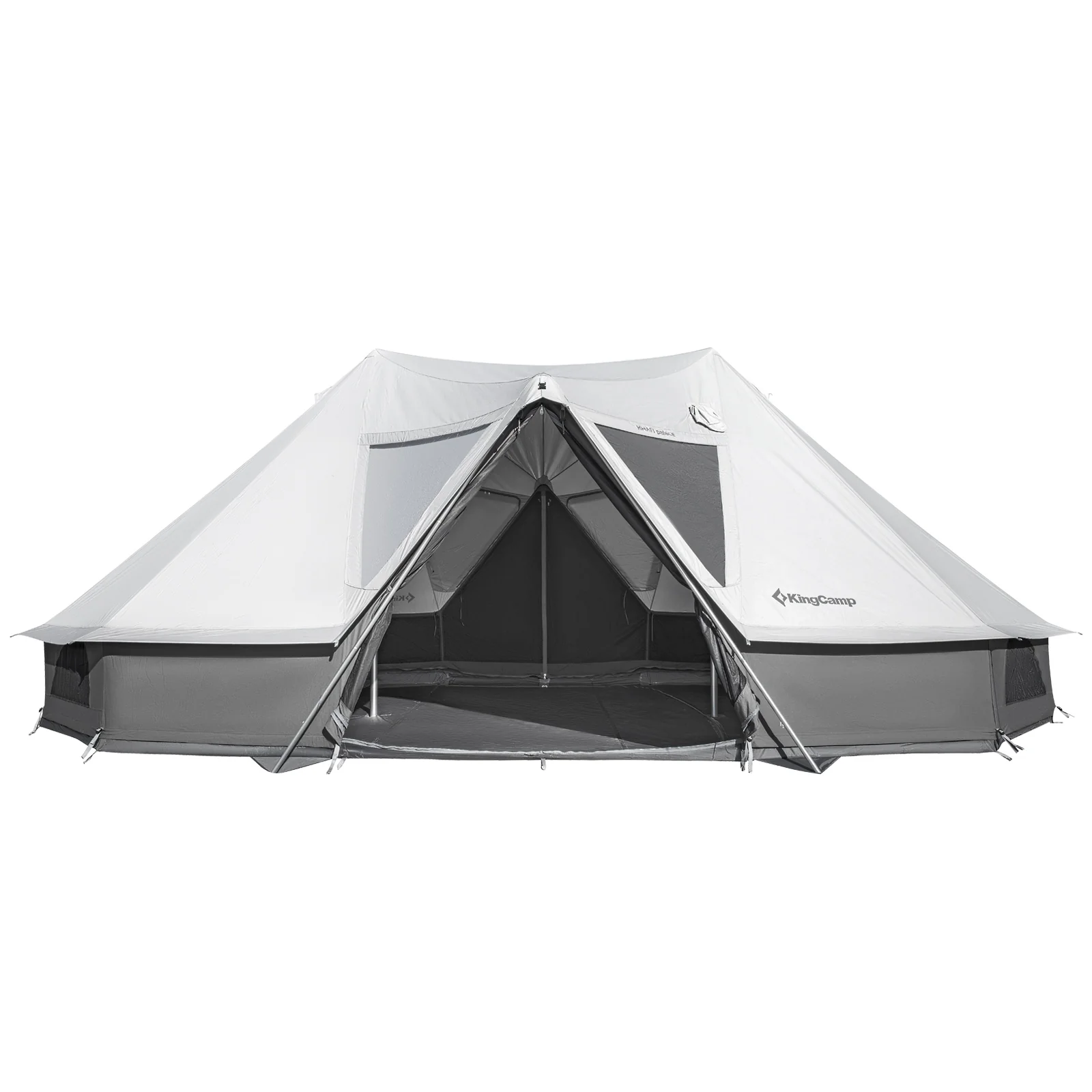 2025 KingCamp Khan Palace – Tienda espaciosa de glamping con ventilación variable, gran altura interior y opción de chimenea para grupos grandes