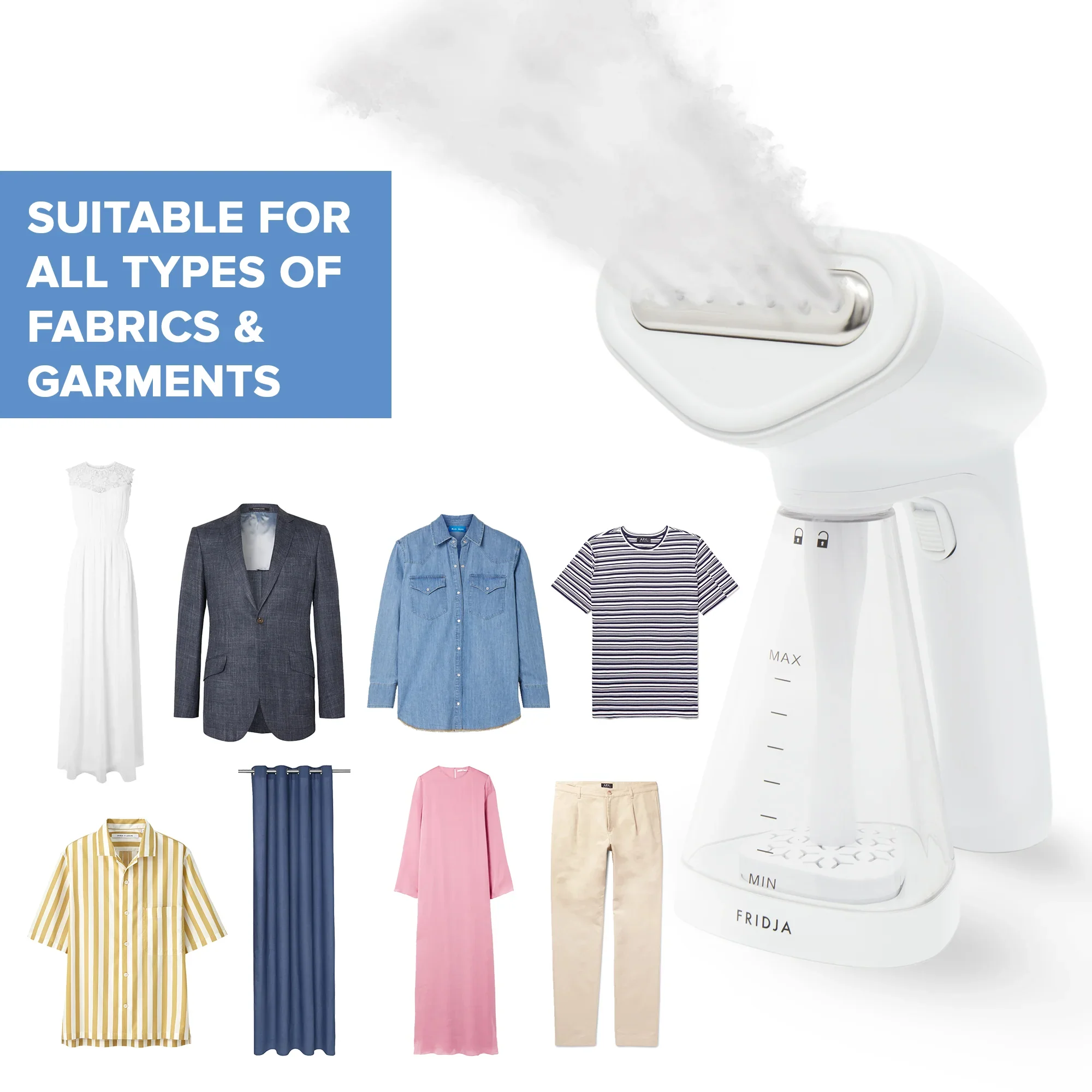 Fridja F10 - Vaporizador de Ropa Portátil