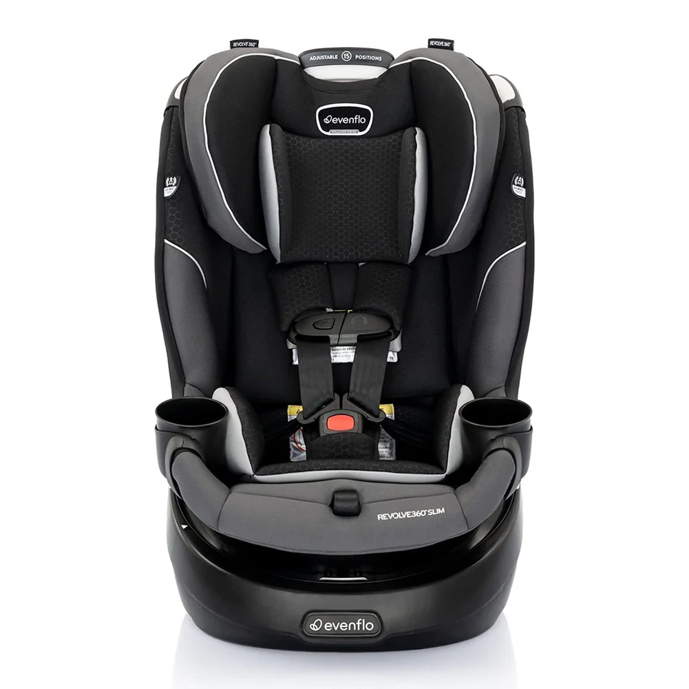 2025 Evenflo Revolve360 Slim 2 en 1 Asiento de Coche Giratorio – Canton