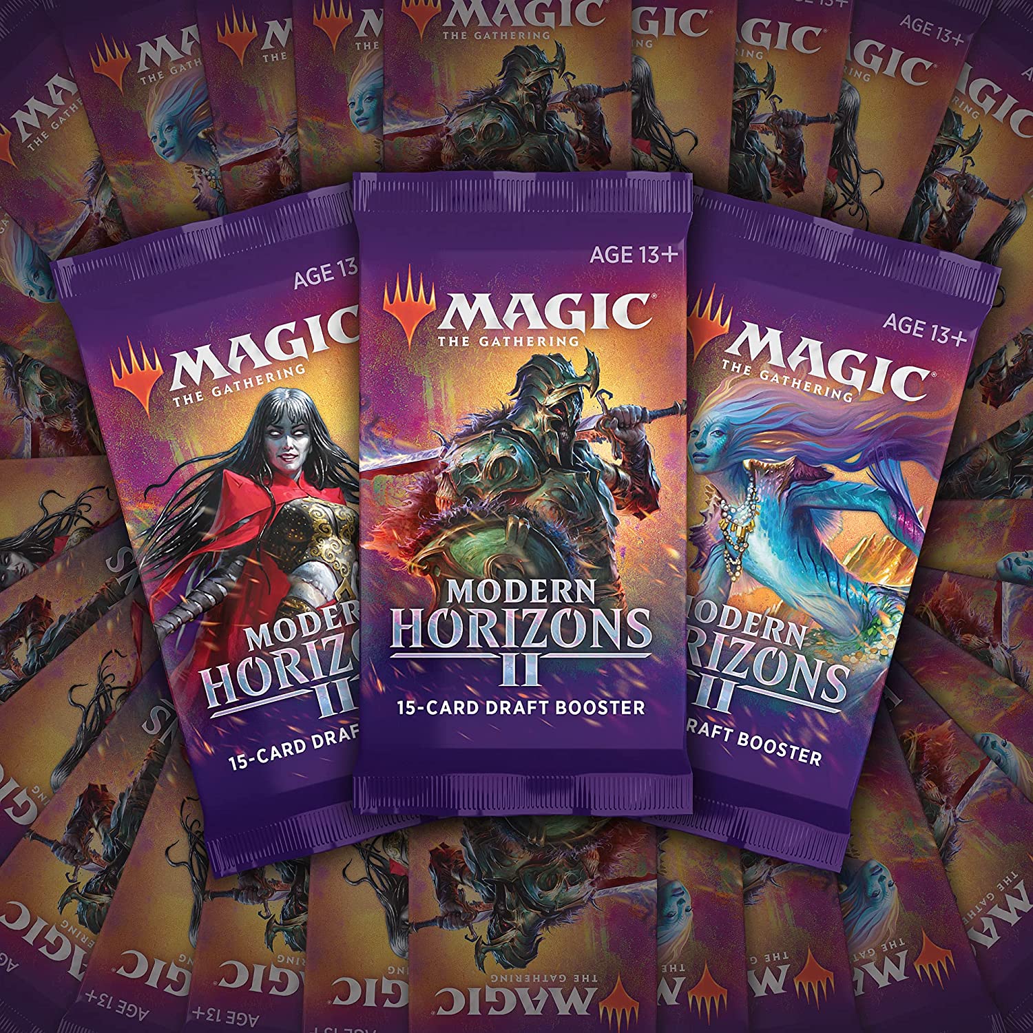 Magic: The Gathering Modern Horizons 2 Caja de Sobres de Draft | 36 Sobres (540 cartas Magic)