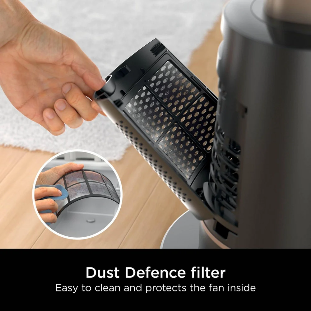 2025 Ventilador de enfriamiento multidireccional TurboBlade Shark TF200SUK – Flujo de aire potente sin aspas con control personalizado de enfriamiento