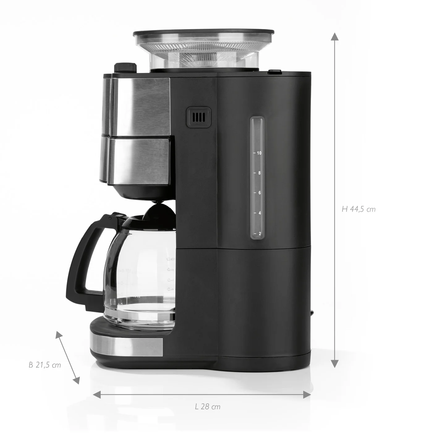 2025 FRESH-AROMA-PERFECT II – Cafetera de filtro con molinillo integrado – Duo