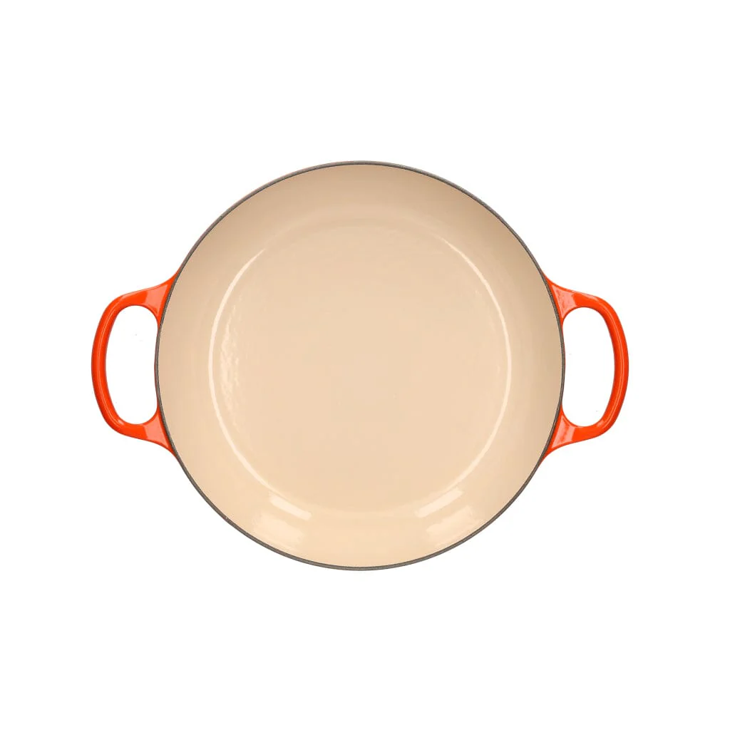 2025 Le Creuset - Cazuela Campagnard redonda Naranja Rojo 30 cm 3,5 l
