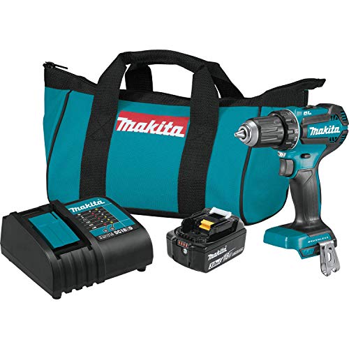 2025 Kit de taladro-atornillador inalámbrico Makita XFD131 LXTu00ae de 18 V y 1/2