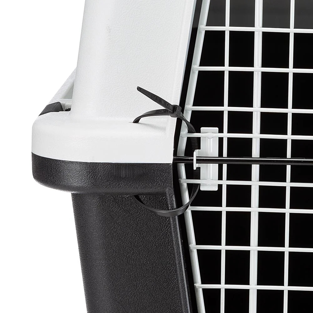 2025 Atlas – Transportín para animales seguro y versátil, con cierres de seguridad, ventilación, comedero y ruedas opcionales, conforme a las normas IATA