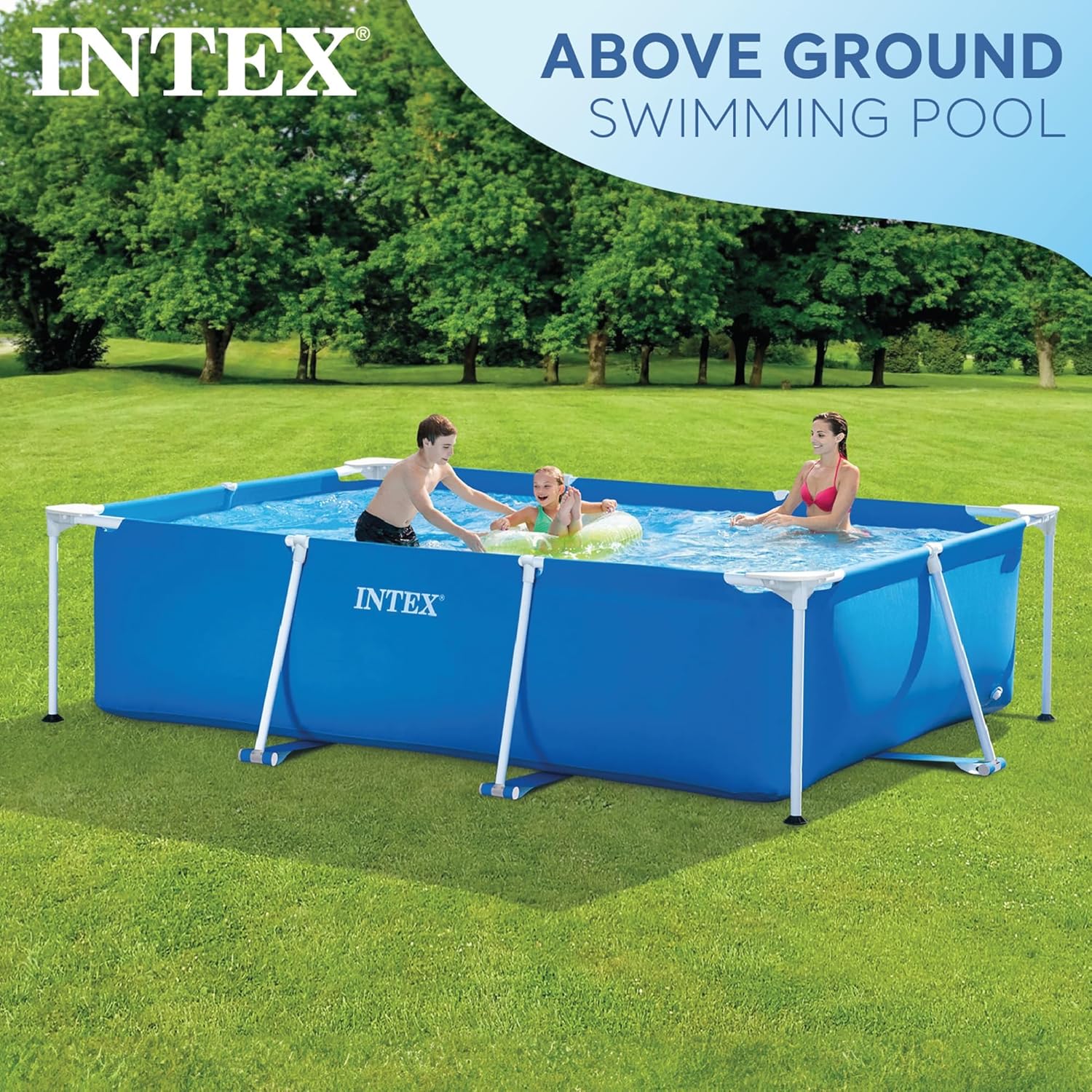Intex 28271NP – Piscina Desmontable Small Frame 260 x 160 x 65 cm, 2.282 Litros, Azul