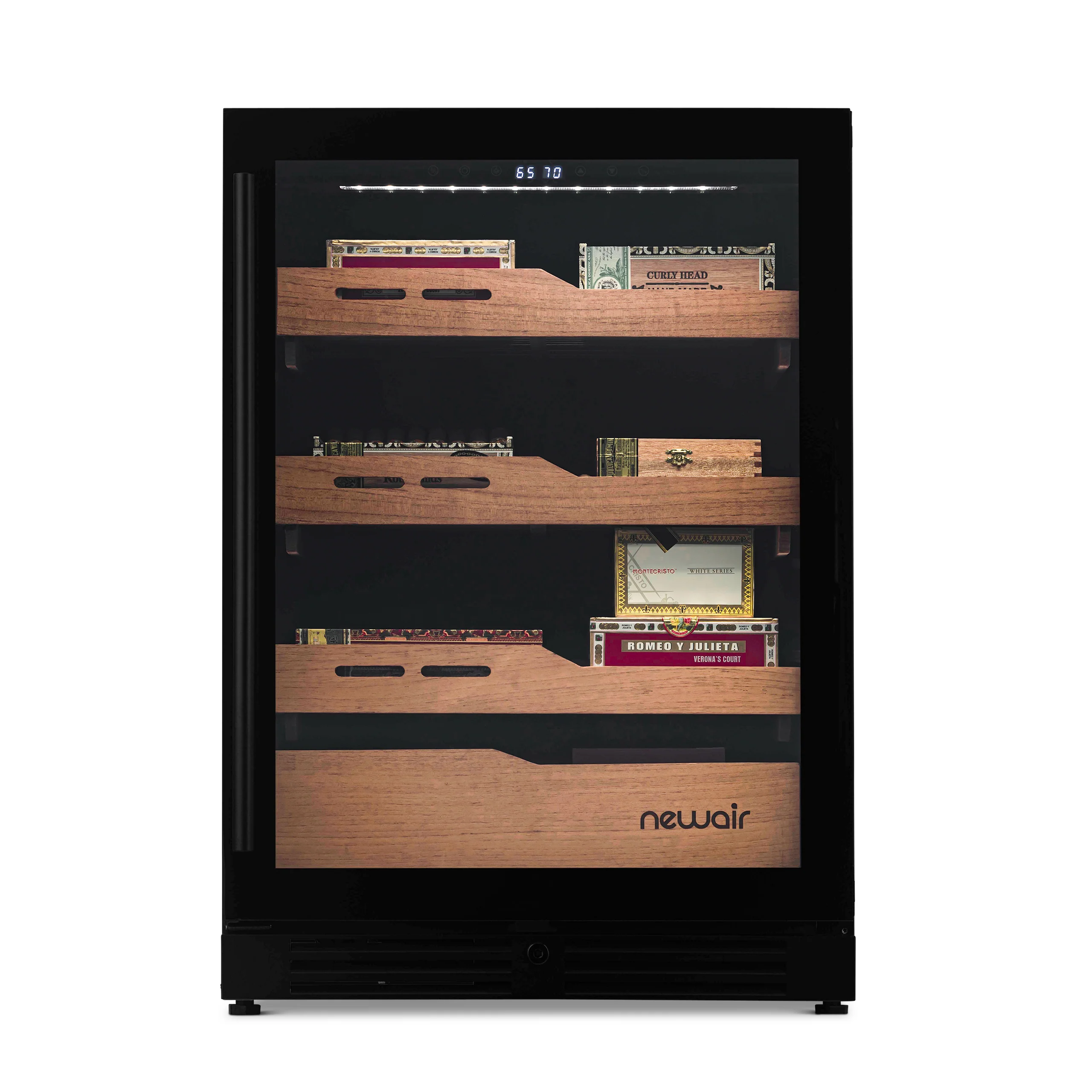 2025 Newair® Humidor Eléctrico para Puros, 1,500 Unidades – Empotrable o Independiente
