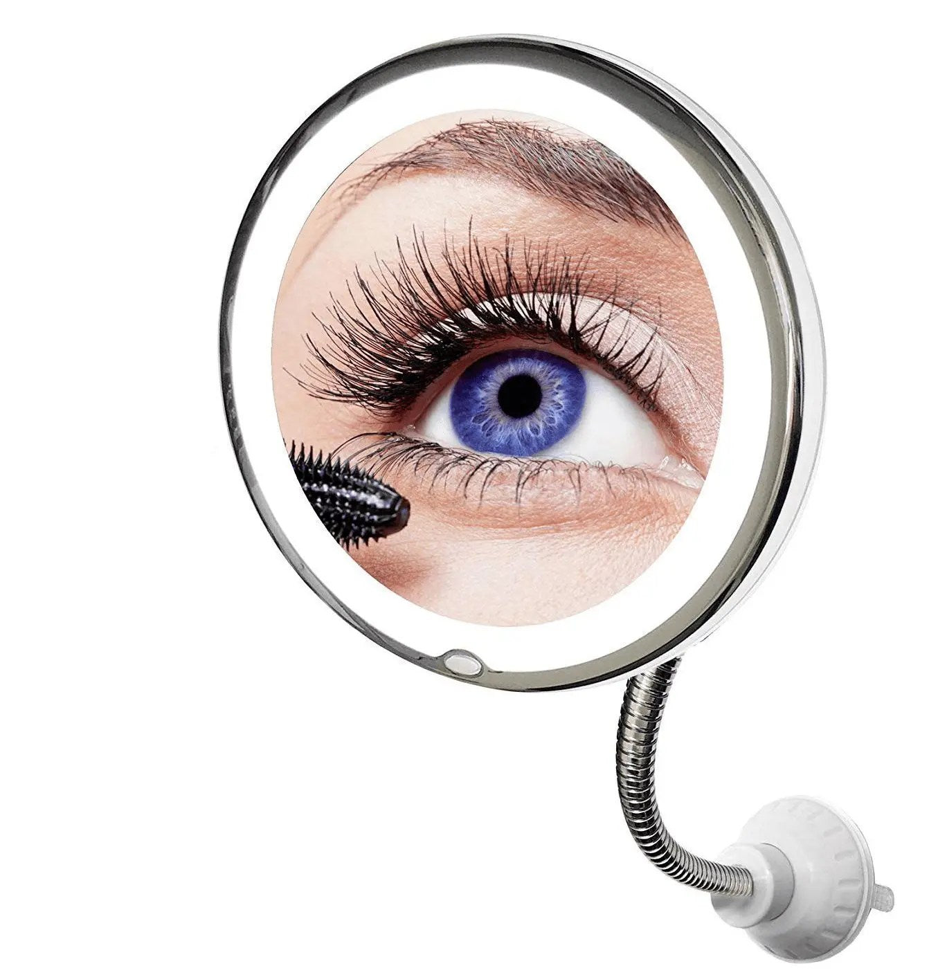 Espejo de Maquillaje Iluminado con Aumento 10X LED para Tocador