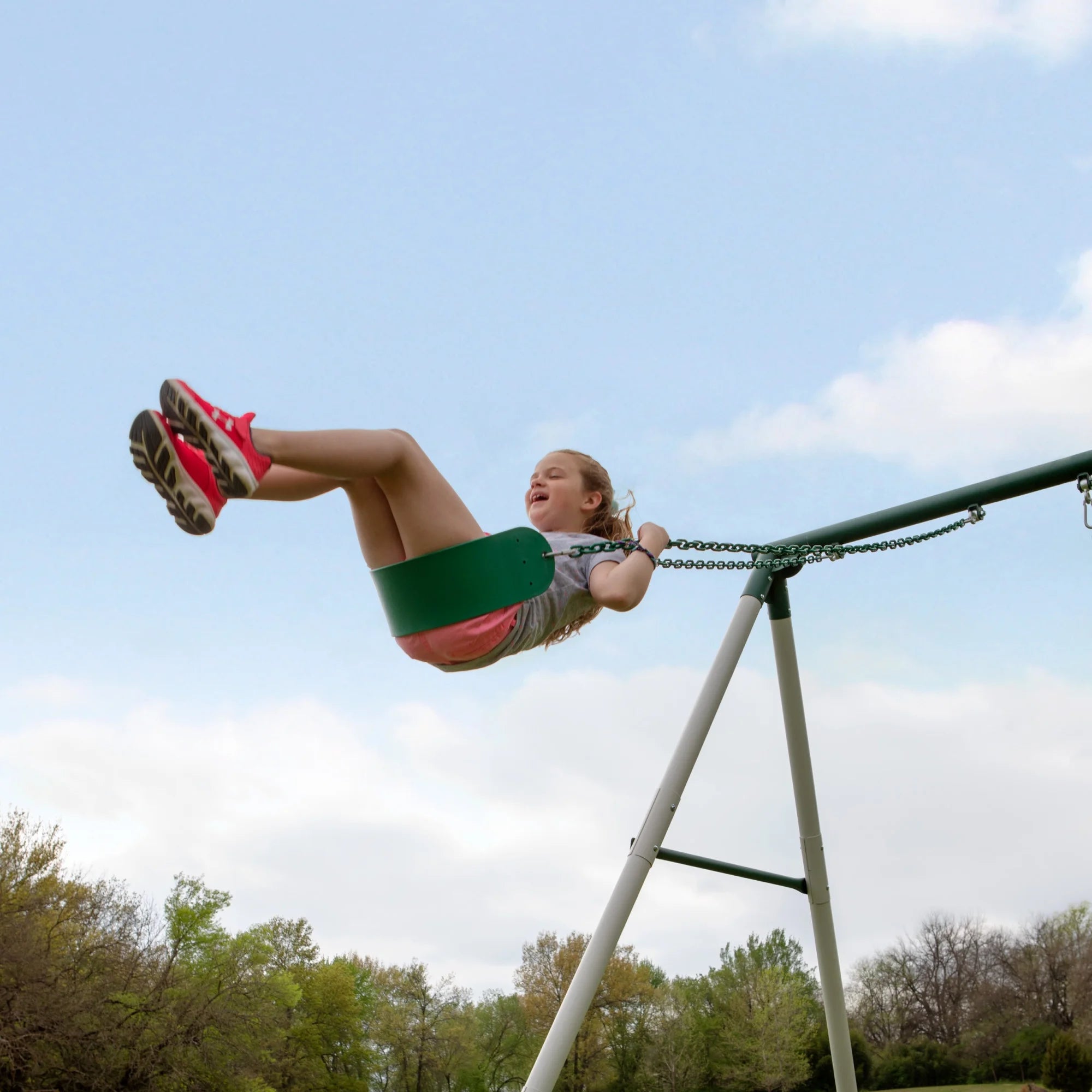 Columpio de Metal Backyard Discovery Big Brutus de Alta Resistencia con Estructura Tipo A