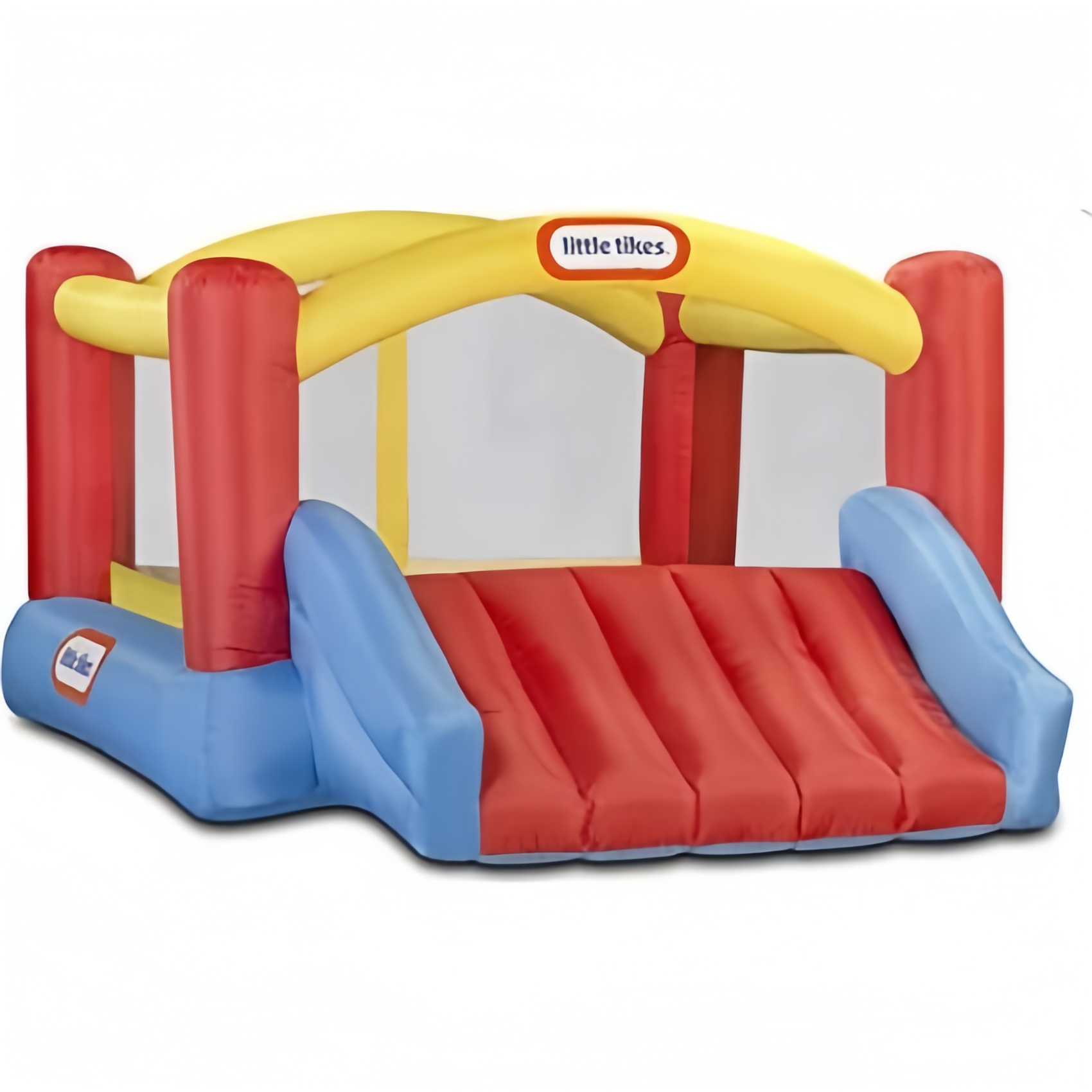 Little Tikes Jump ‘n Slide Bouncer – Casa Inflable de Brinco con Tobogán y Soplador de Alta Potencia
