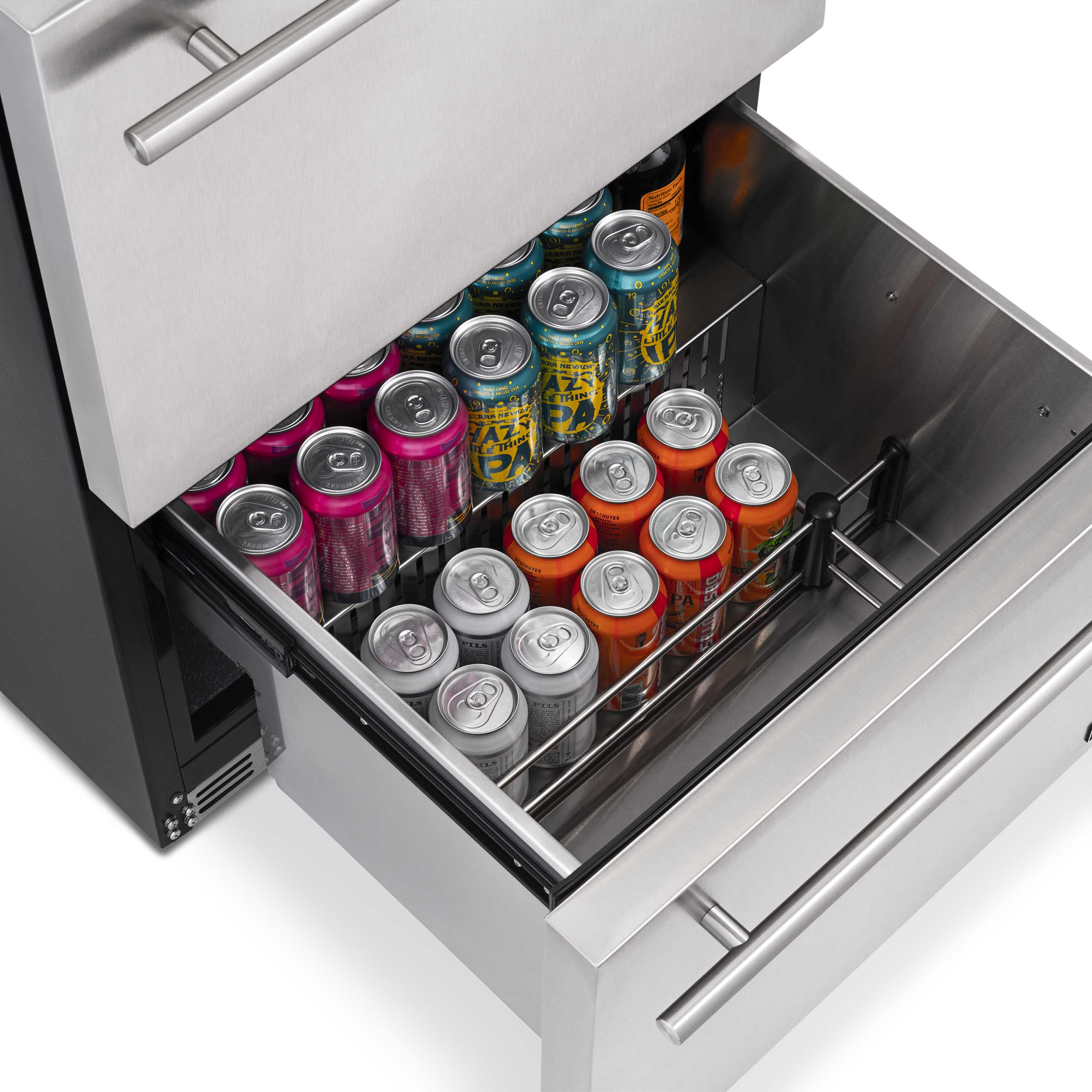 2025 Newair® Refrigerador de Bebidas Empotrable para Interior/Exterior - 80 Latas, 20 Botellas - 24”