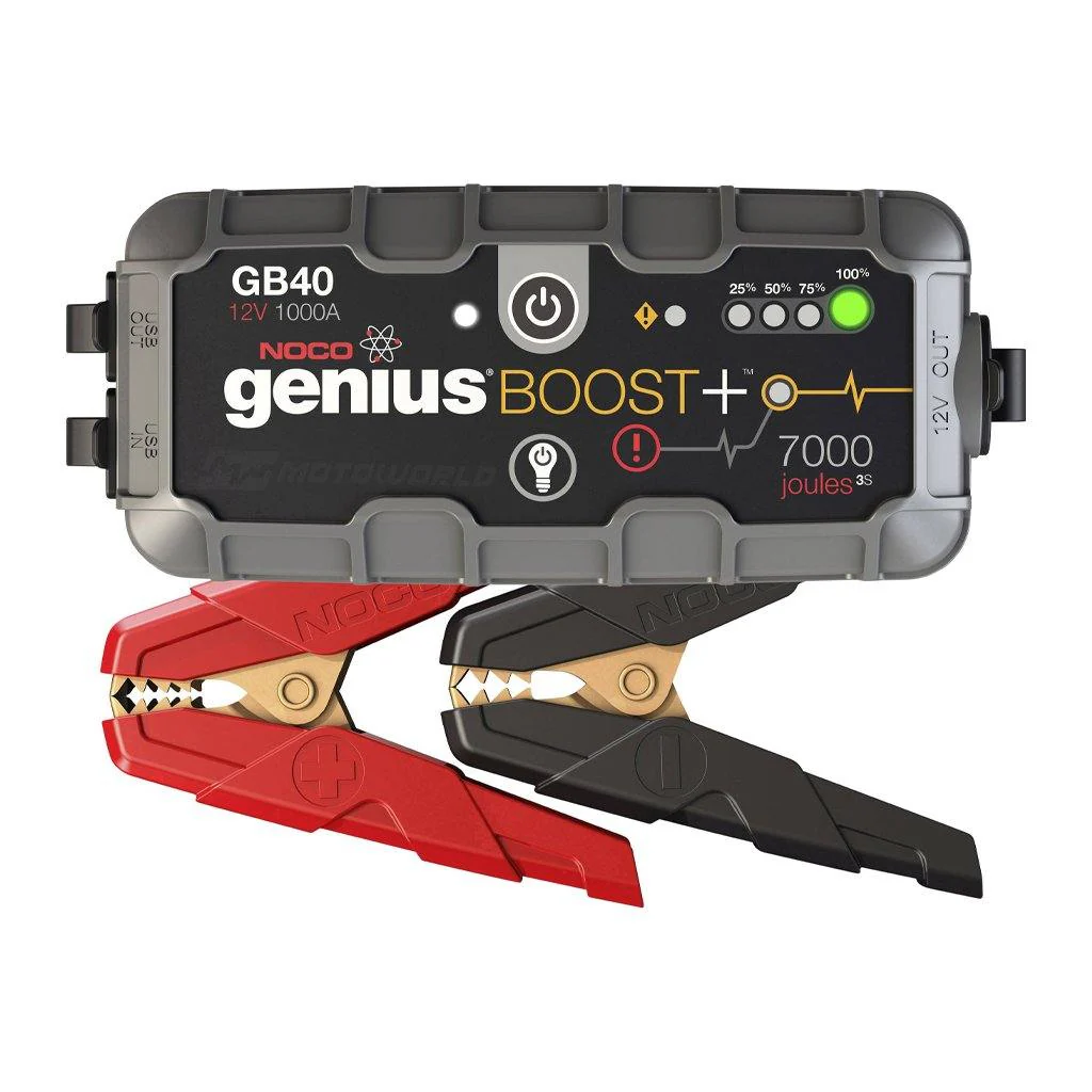 2025 NOCO GB40 BOOST PLUS 1000A Arrancador de Batería de Litio UltraSafe