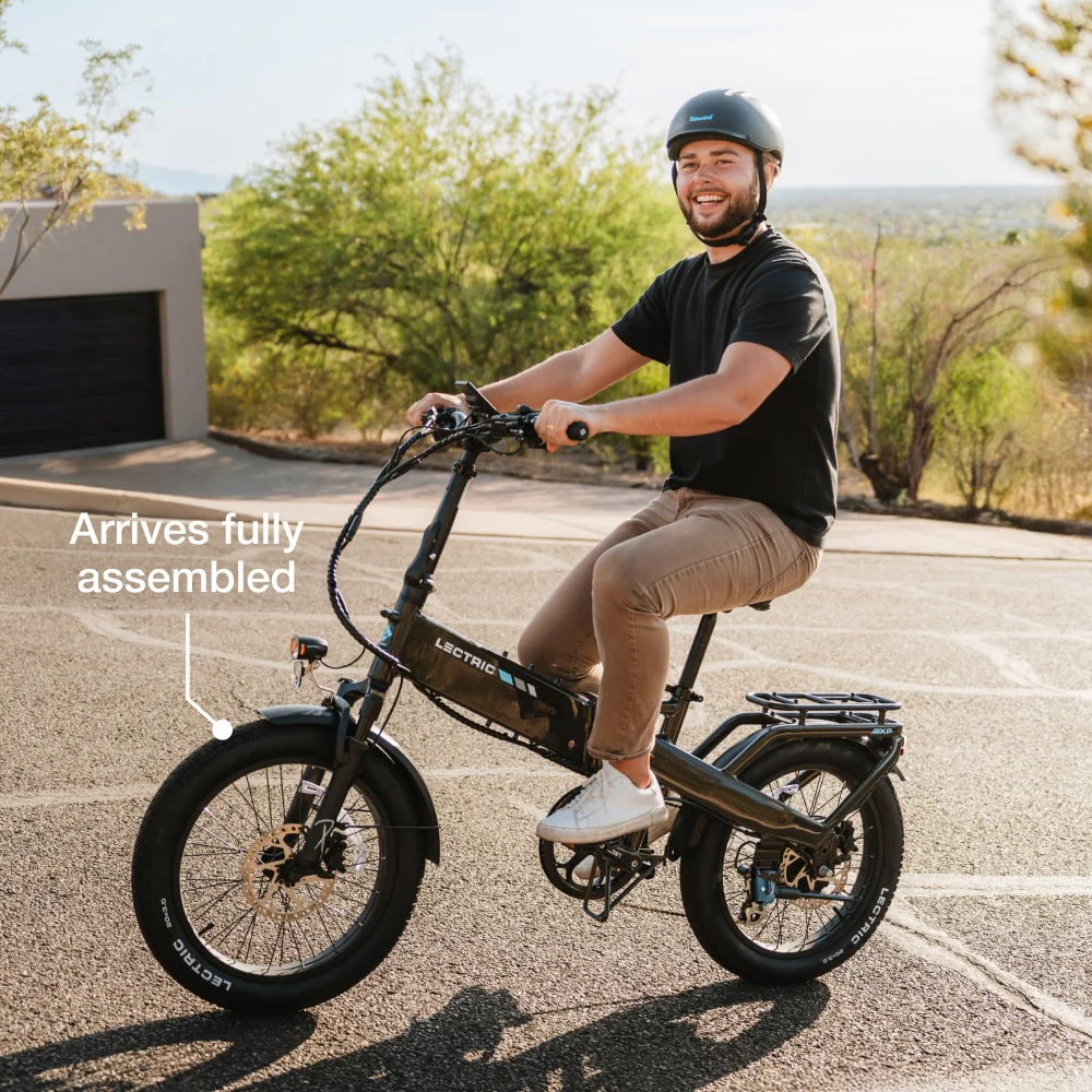 2025 Lectric XP4 Tempest Grey - Bicicleta eléctrica