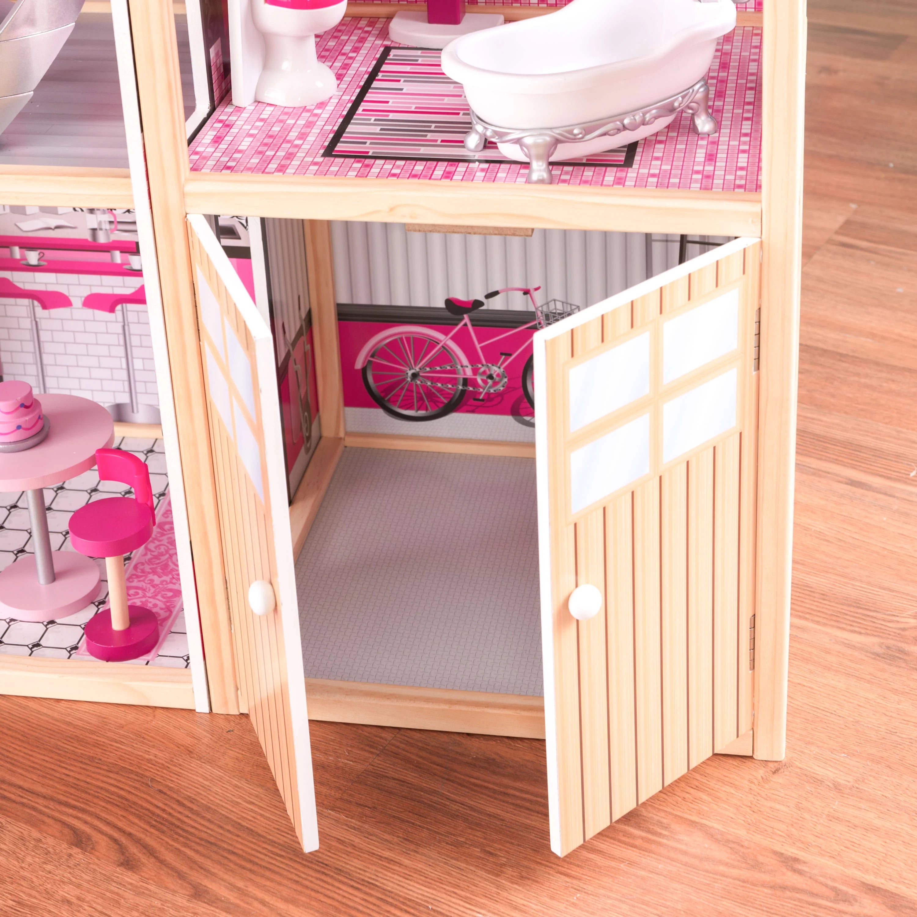 Casa de Muñecas de Madera KidKraft Sparkle Mansion con 30 Accesorios