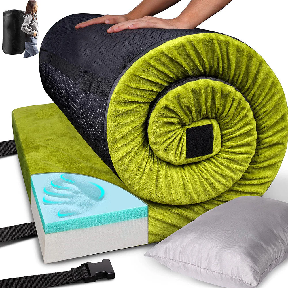 Colchón de camping grueso con espuma viscoelástica [para coche / cama de campaña]