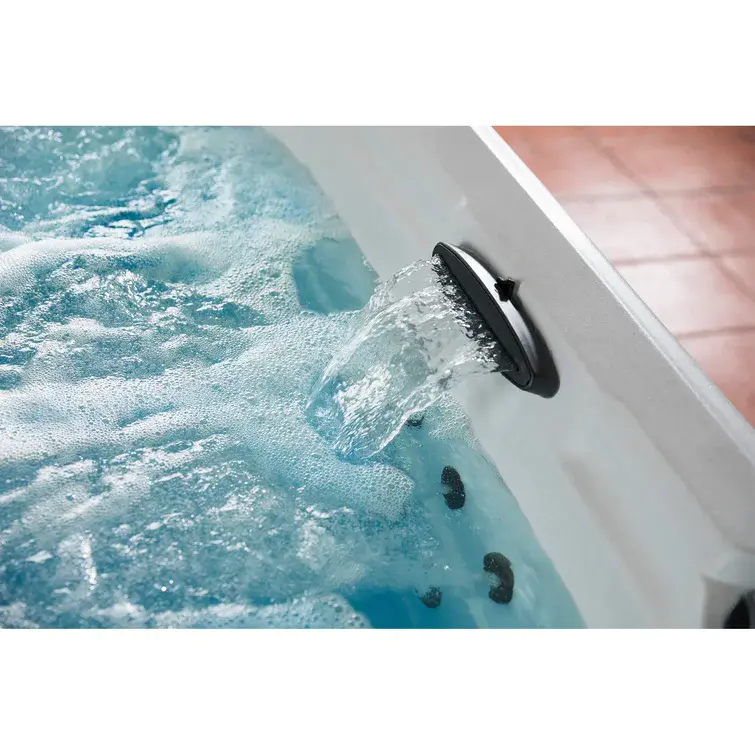 Lifesmart Spas LS700DX Spa de 230 Voltios para 7 Personas con 90 Chorros, Cuadrado, con Ozono