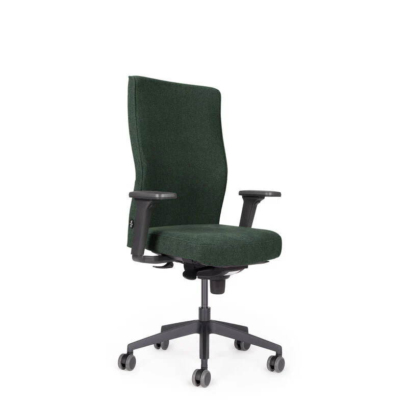 2025 Silla de Oficina Ergonómica lento Genesis | Reposabrazos | Asiento Deslizante | Soporte Lumbar | Tapizado de Lana