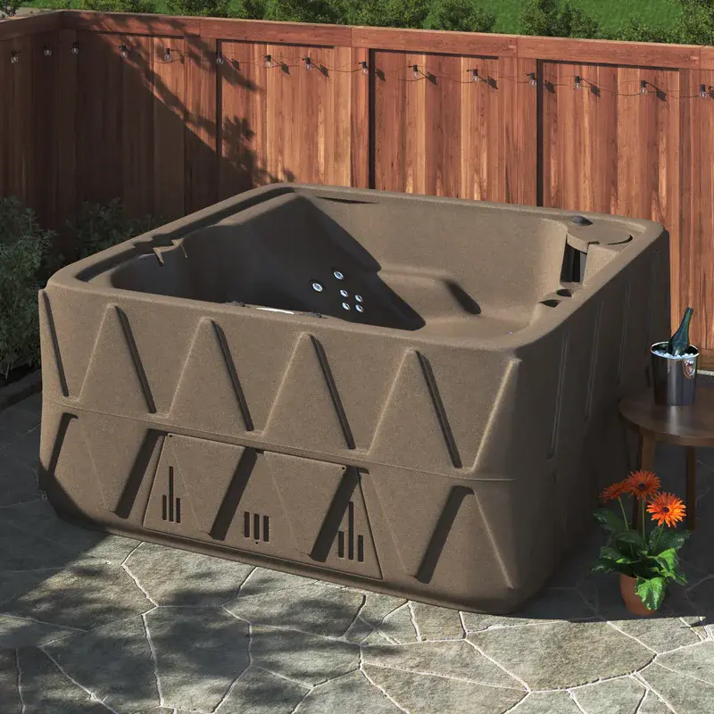 2025 Aquarest Spas, Spa Jet Square Plug and Play con ozonizador