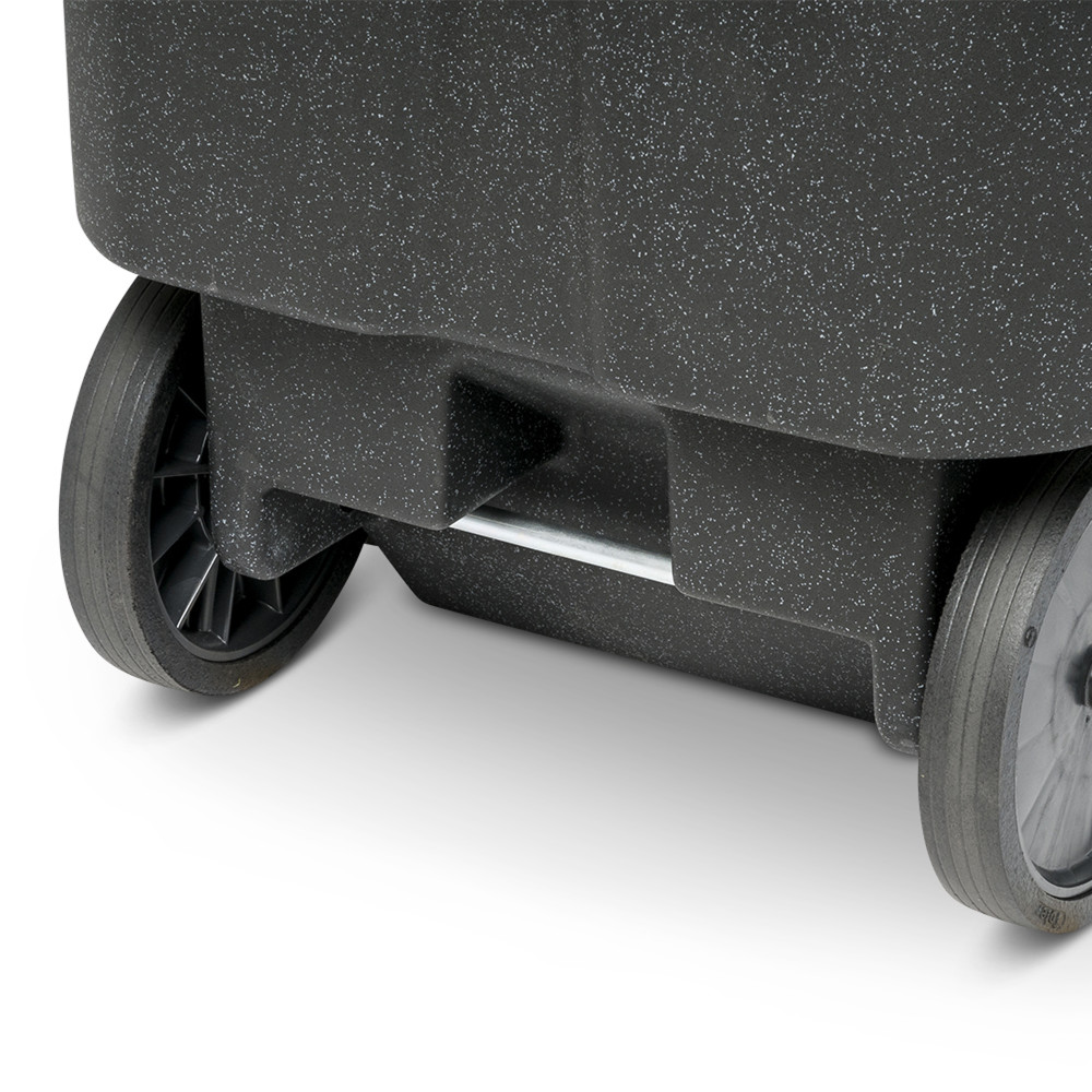 2025 Contenedor de Basura Toter de 96 Galones con Ruedas Silenciosas y Tapa