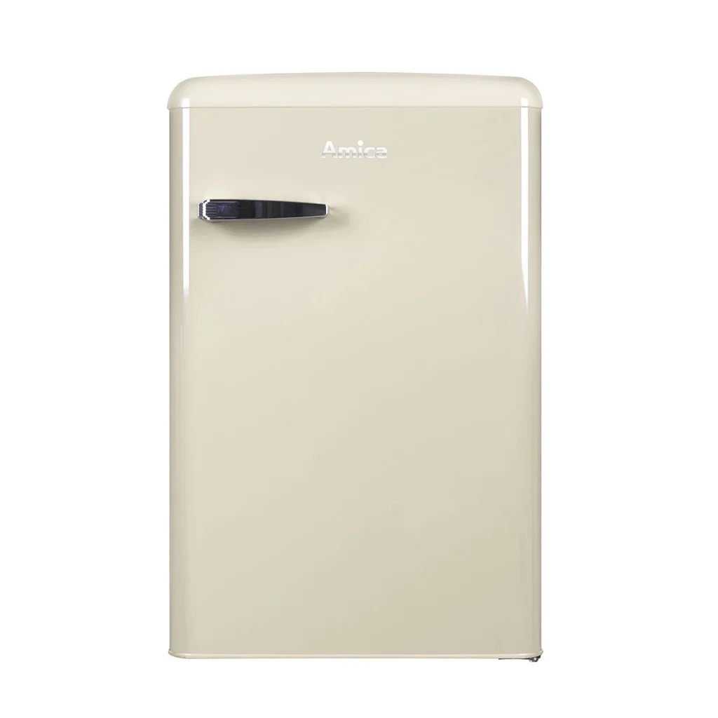 2025 Amica KS 15615 B Frigorífico con congelador de diseño retro beige