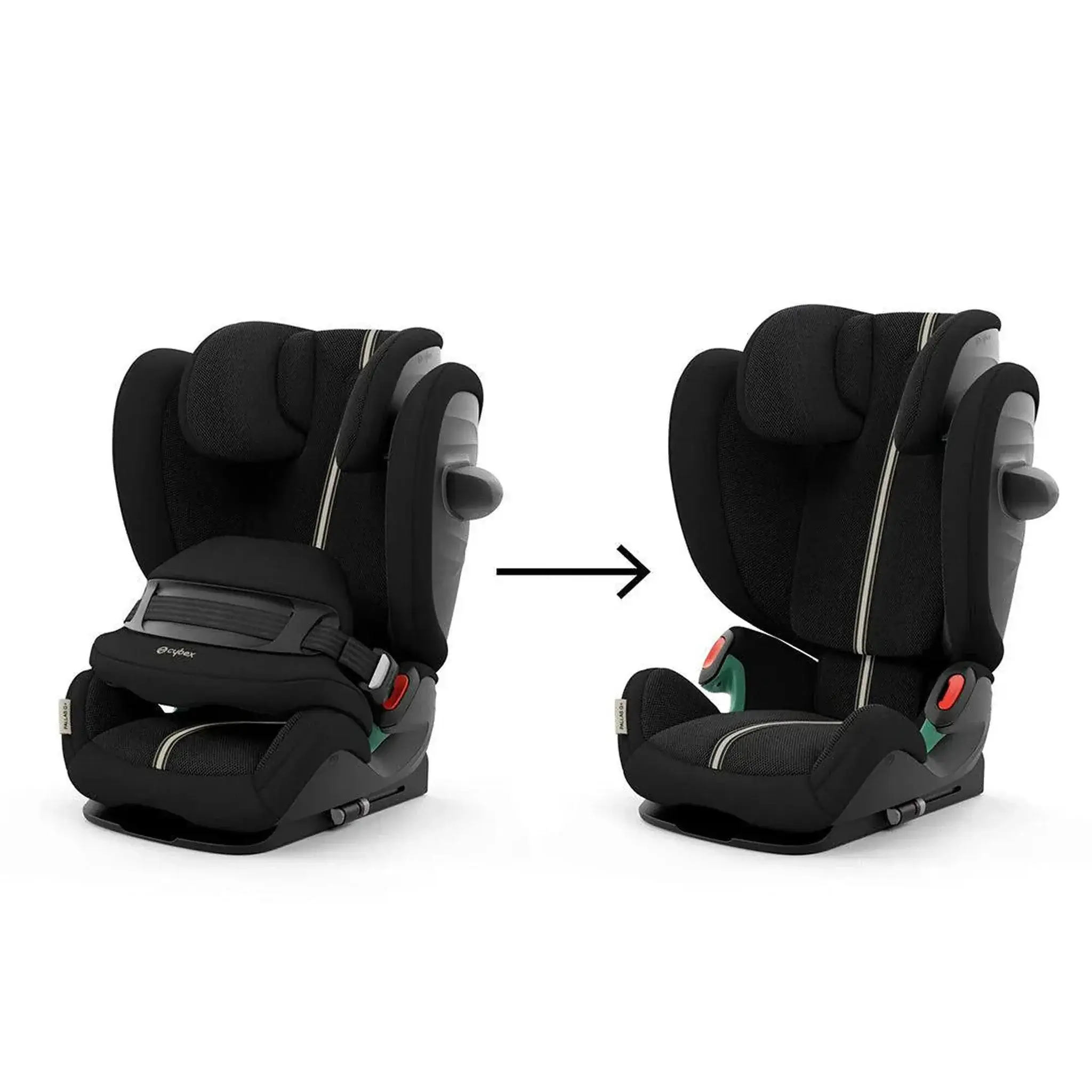 2025 Silla de Coche CYBEX Pallas G i-Size Plus ISOFIX Negro Luna-Negro