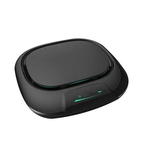 2025 Purificador de Aire para Coche PBQWER con Humidificador Inteligente y Aromaterapia, Filtro Interno Negativo e Ionizador – Color Negro