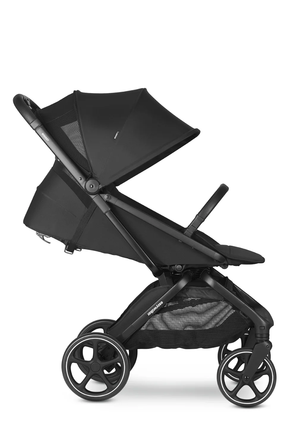 2025 Cochecito Rockey L Pure Black – Tu cochecito todoterreno de EASYWALKER